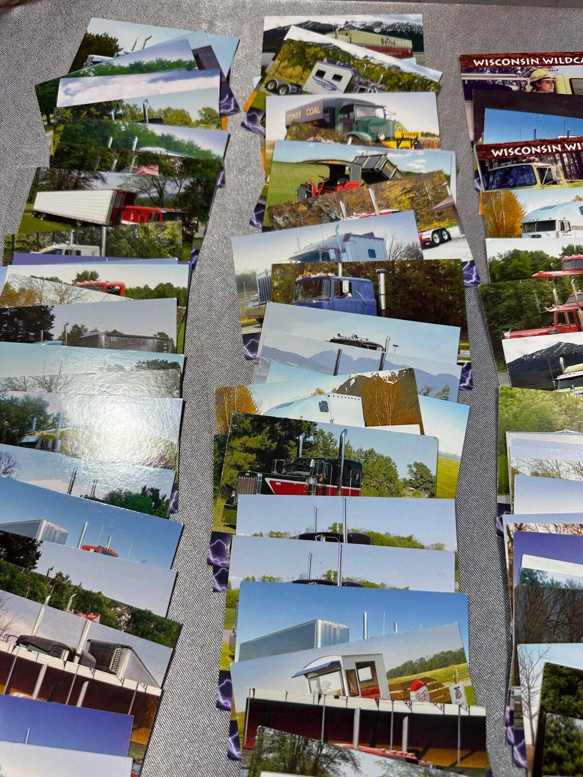 CAT Scale Collectors Cards - Super Trucks Limited Edition - Lot of 100 Total QCC