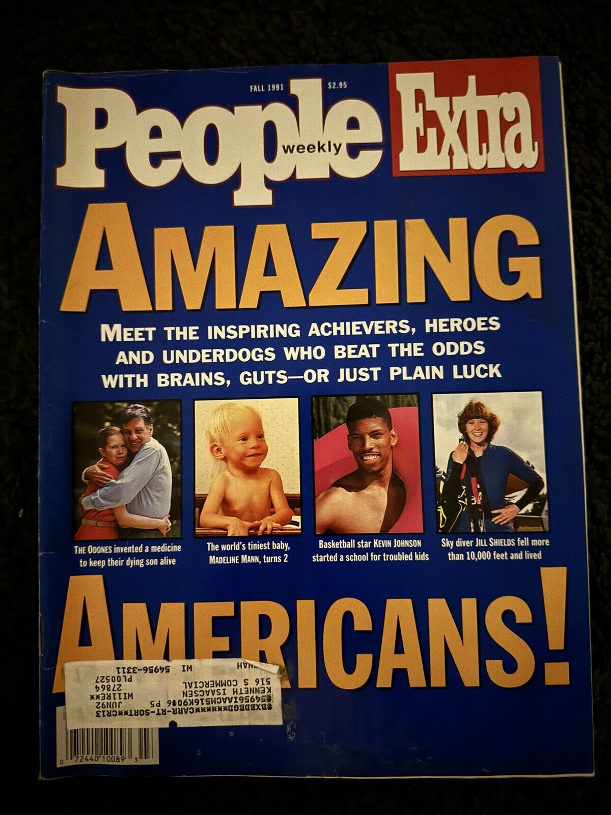 People Magazine Extra Fall 1991 Amazing Americans Achievers Heroes Underdogs