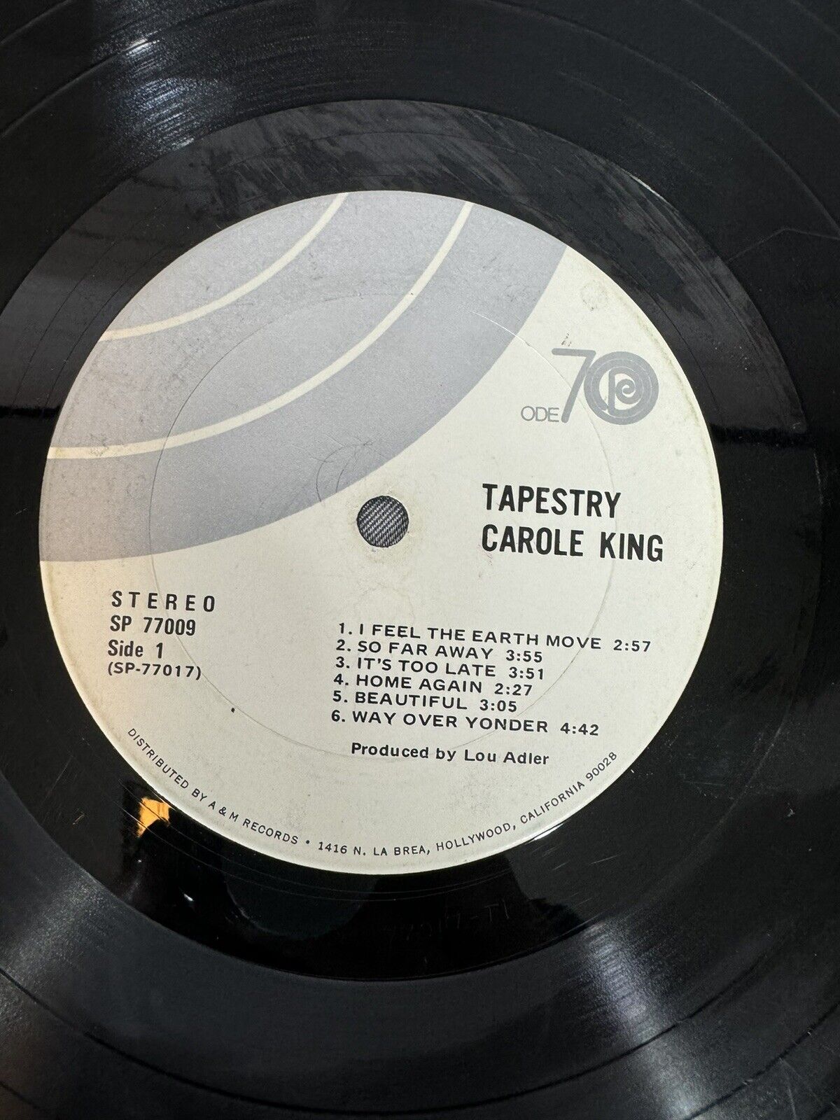 Carole King by Tapestry (Vinyl LP, 1971, A&M Records)