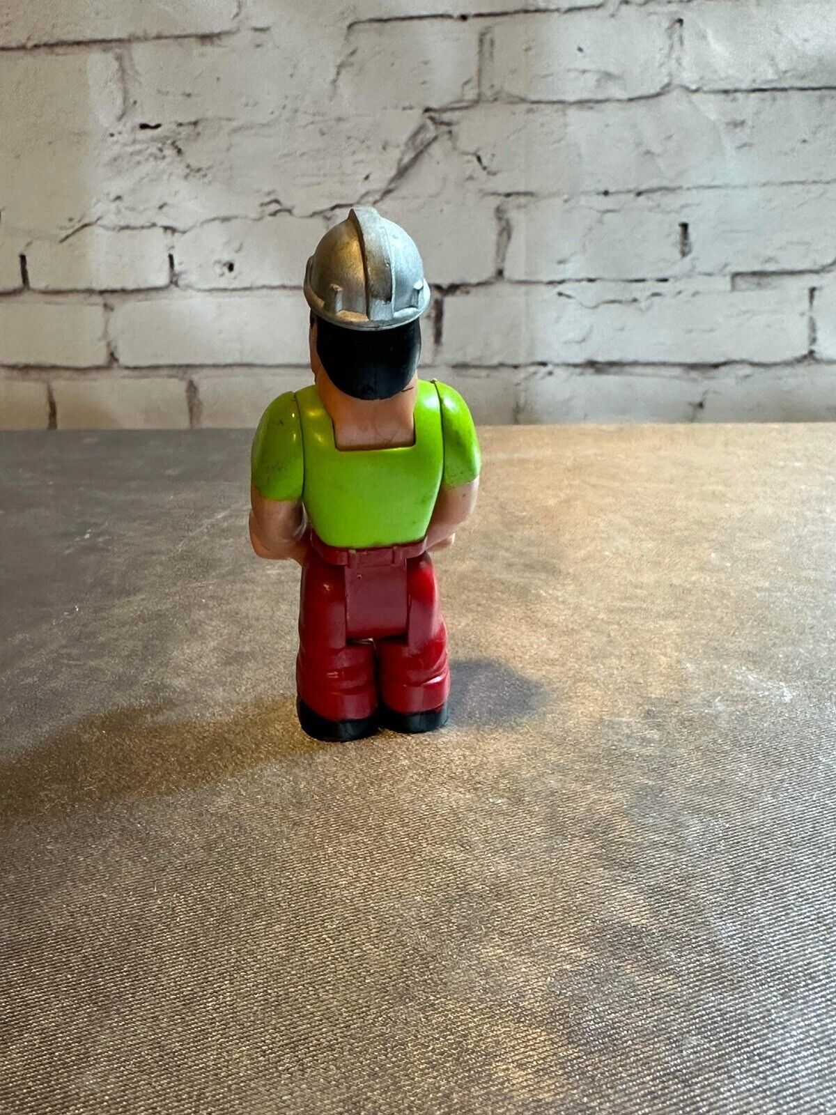 Vtg Fisher Price Husky Helpers Construction Worker & Cowboy VTY