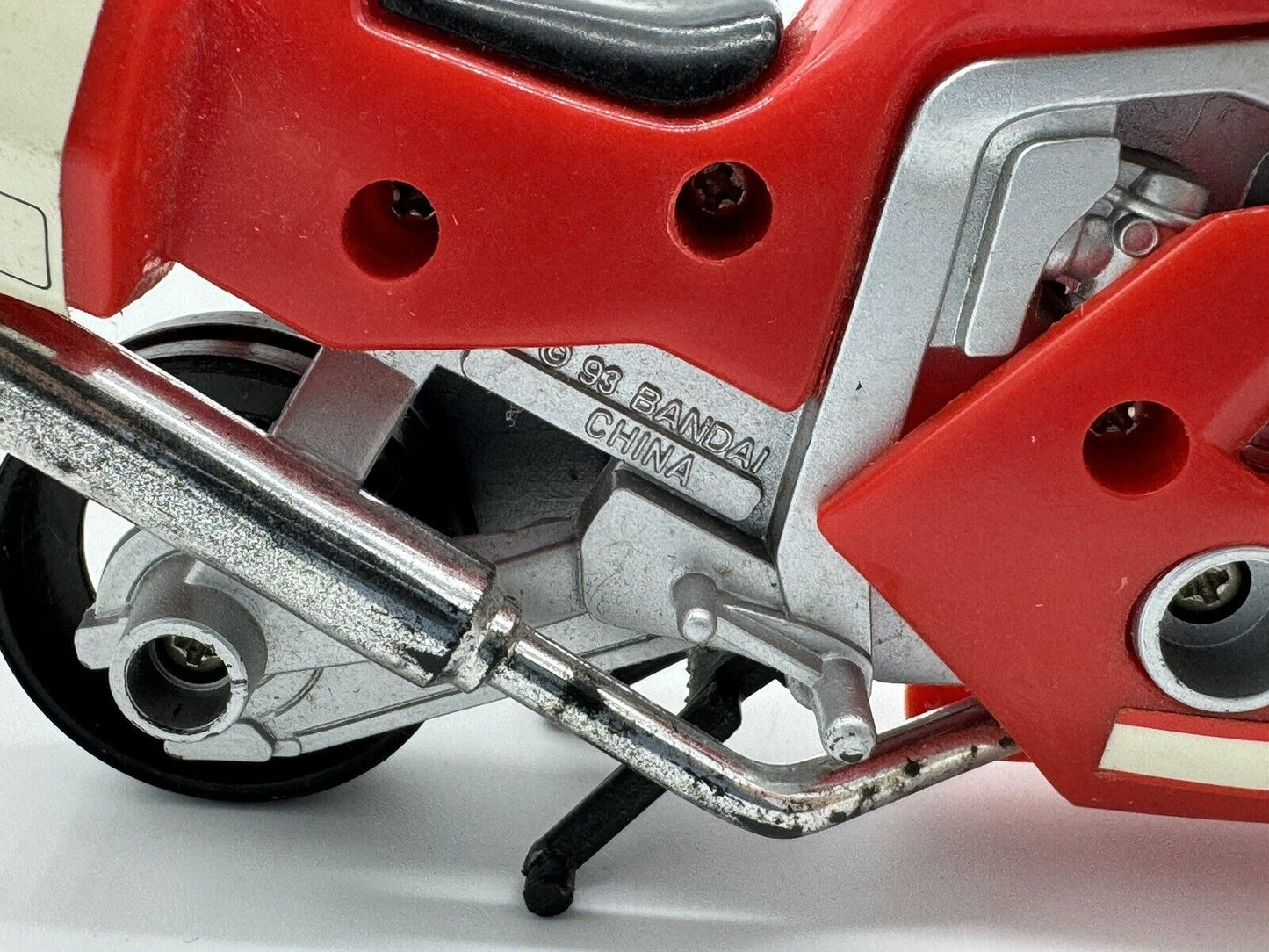 1993 Mighty Morphin Power Rangers RED TYRANNOSAURUS REX BATTLE BIKE 005