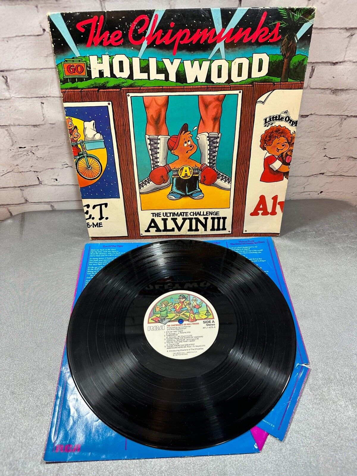 Vinyl LP - The Chipmunks go Hollywood