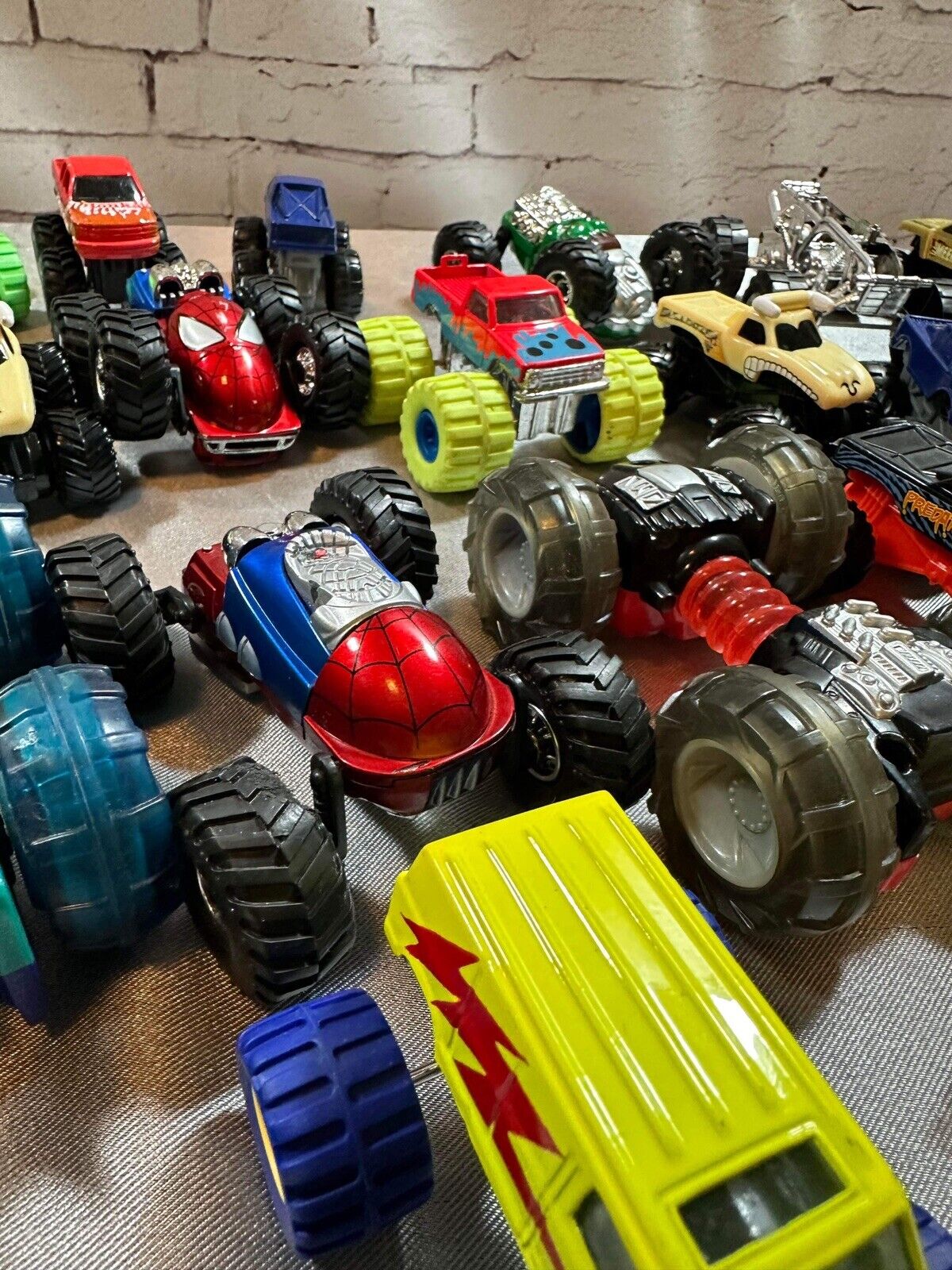 Vintage Lot Of 24 Monster Toy Trucks - Various Brands & Years VTY