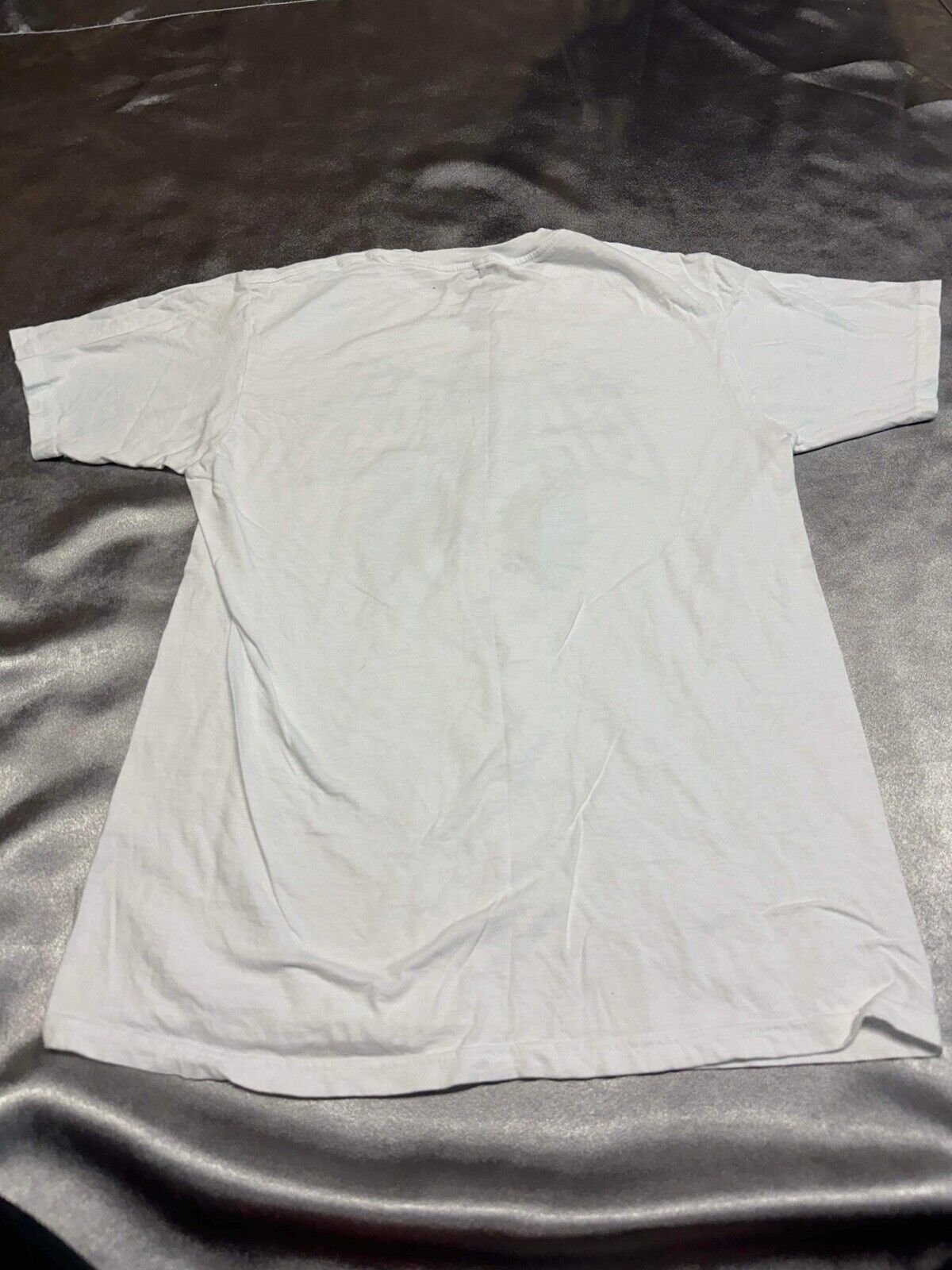 Batman Unisex Adults SZ M Crew Neck Short Sleeve T Shirt White MCLTH QCC