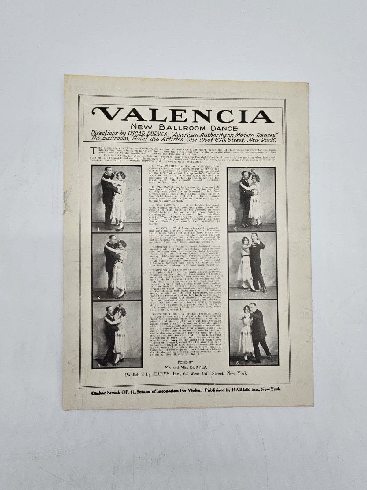 1925 "Valencia (A Song Of Spain)" Sheet Music By Jose Padilla