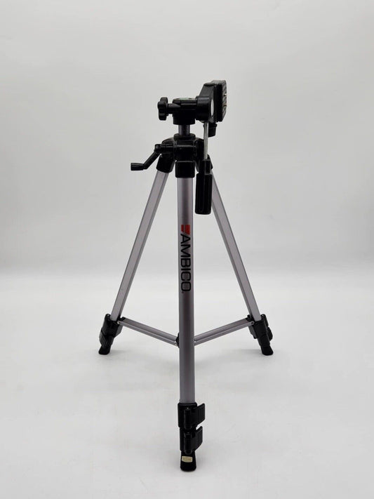 Ambico Tripod Camera Stand Telescoping Legs. Level Indicator.