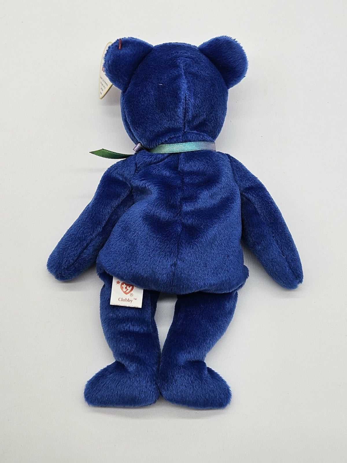 Ty Beanie Baby Clubby the Blue Bear MWMT
