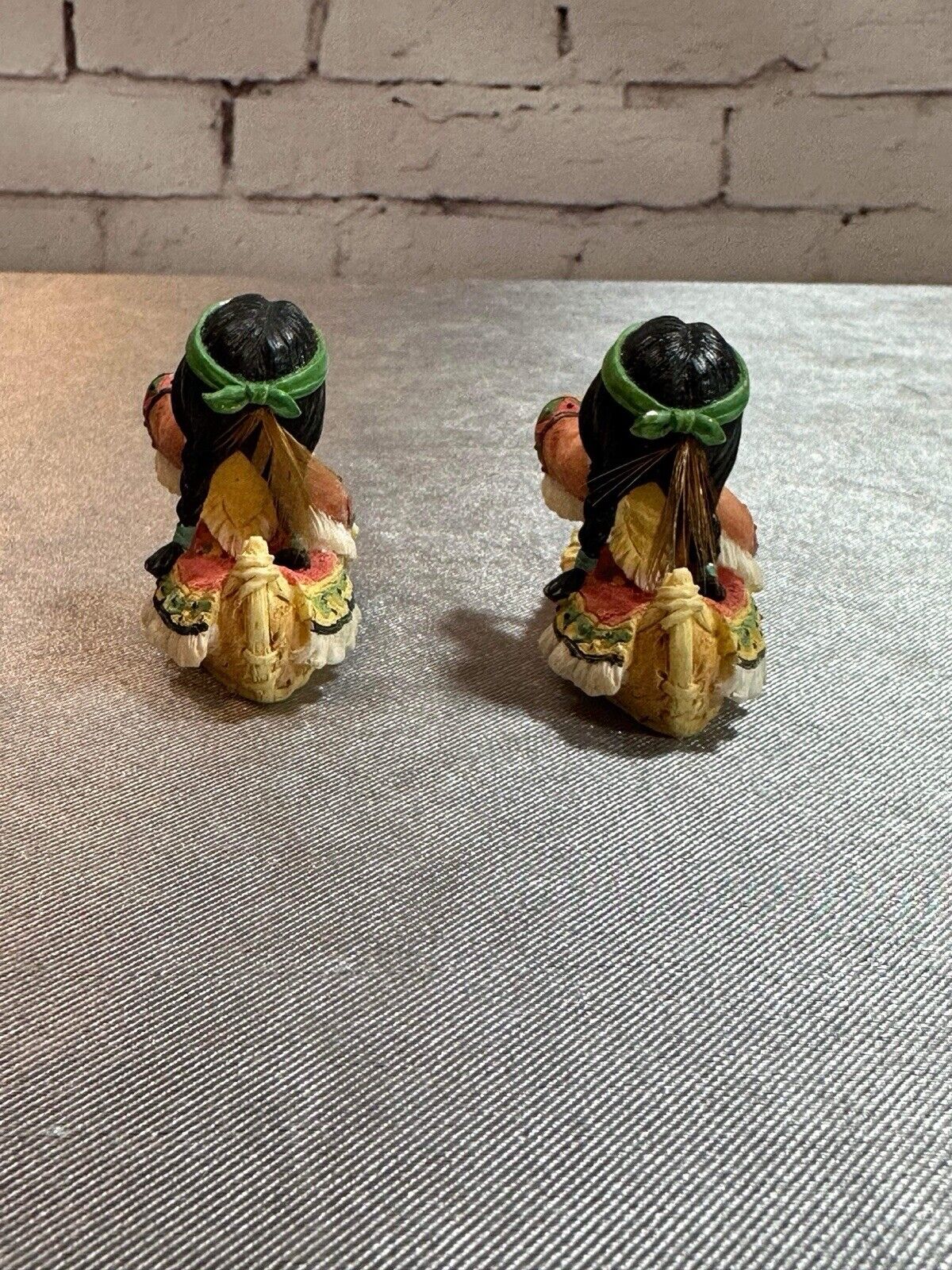 2 Enesco Friends of the Feather Maiden Voyage 1998 Canoe Native American VCFG