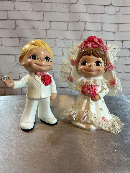 Atlantic Mold Vintage 9” Bride and Groom 1980s VFG