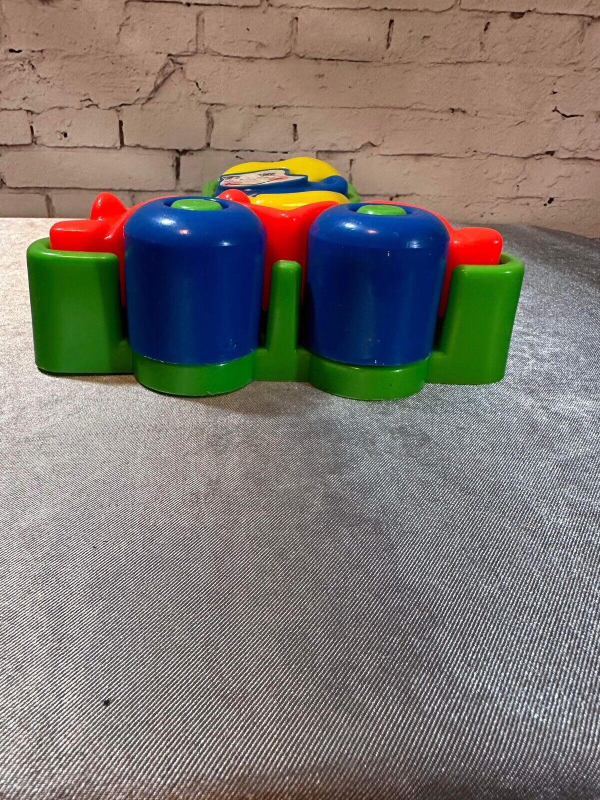 Vintage Toddler Chunky 3-D Plastic Puzzle Toy - 8 Pc Complete VTY