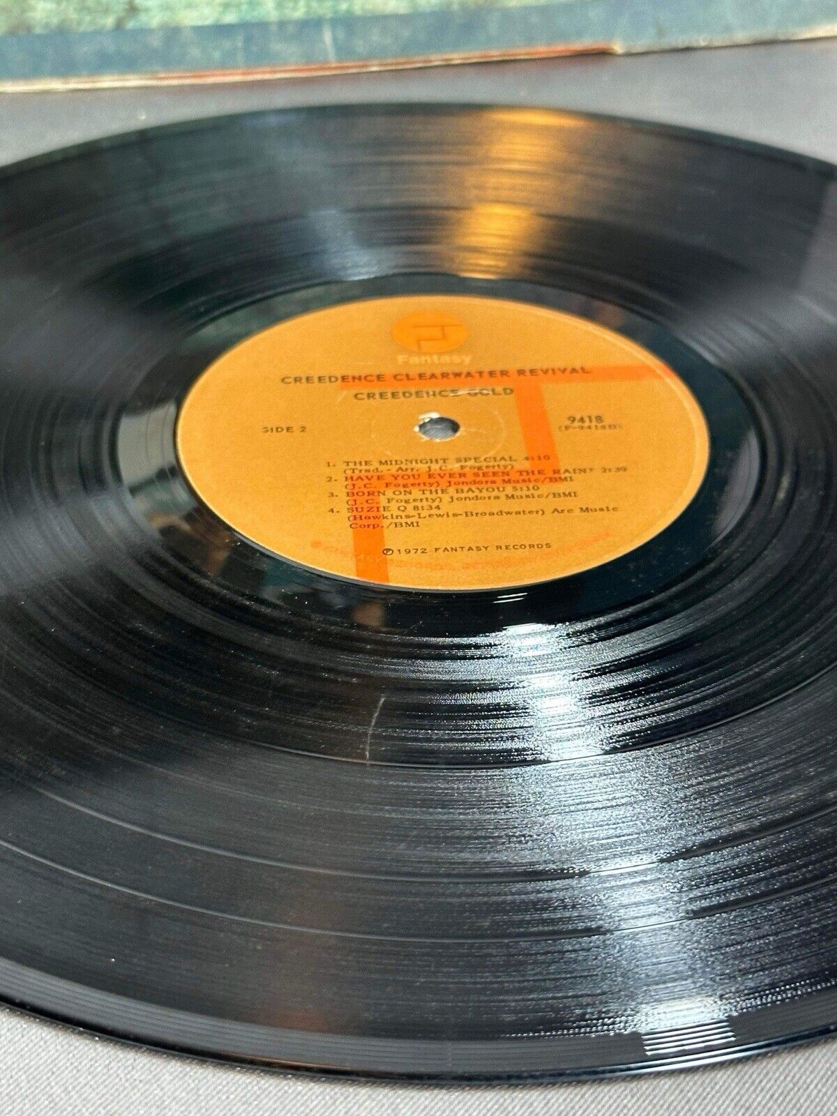 Creedence Clearwater Revival Gold Vinyl Record LP FANT-9418 VG++ UC