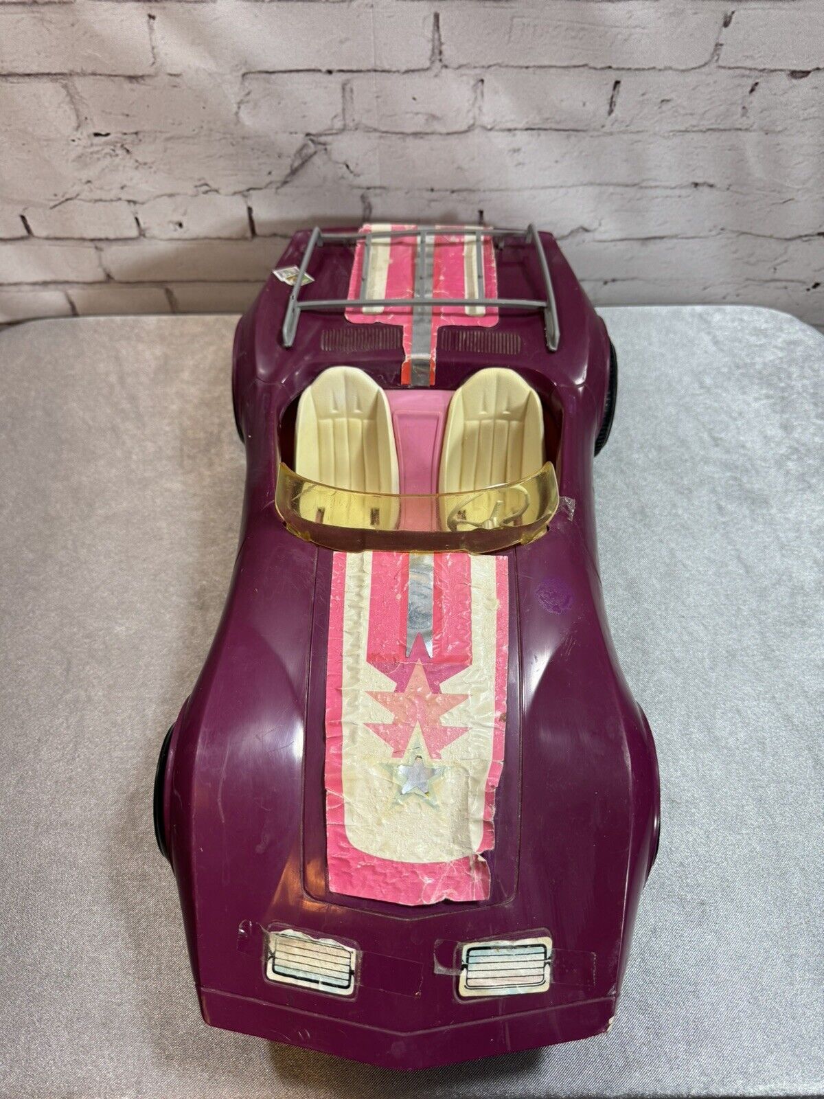 Vintage Mattel Barbie 1975 Starvette Purple Star Vette VTY