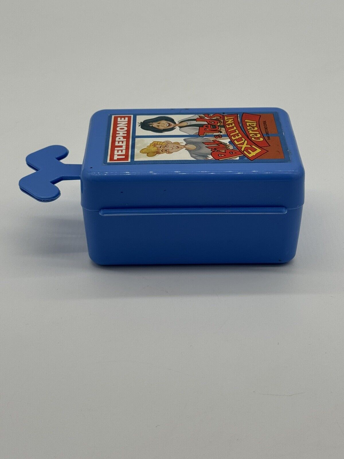 Bill & Ted's Excellent Cereal Phone booth box promo vintage 1991 VTY 005