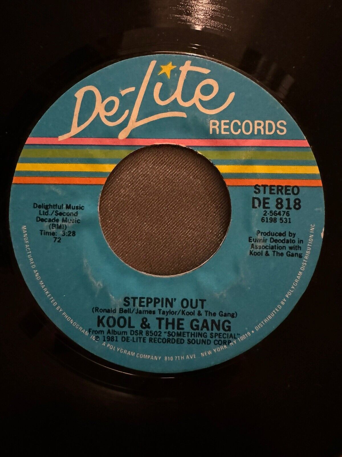 KOOL & THE GANG-Love Festival/ Steppin Out- 7" 45RPM Vinyl Record