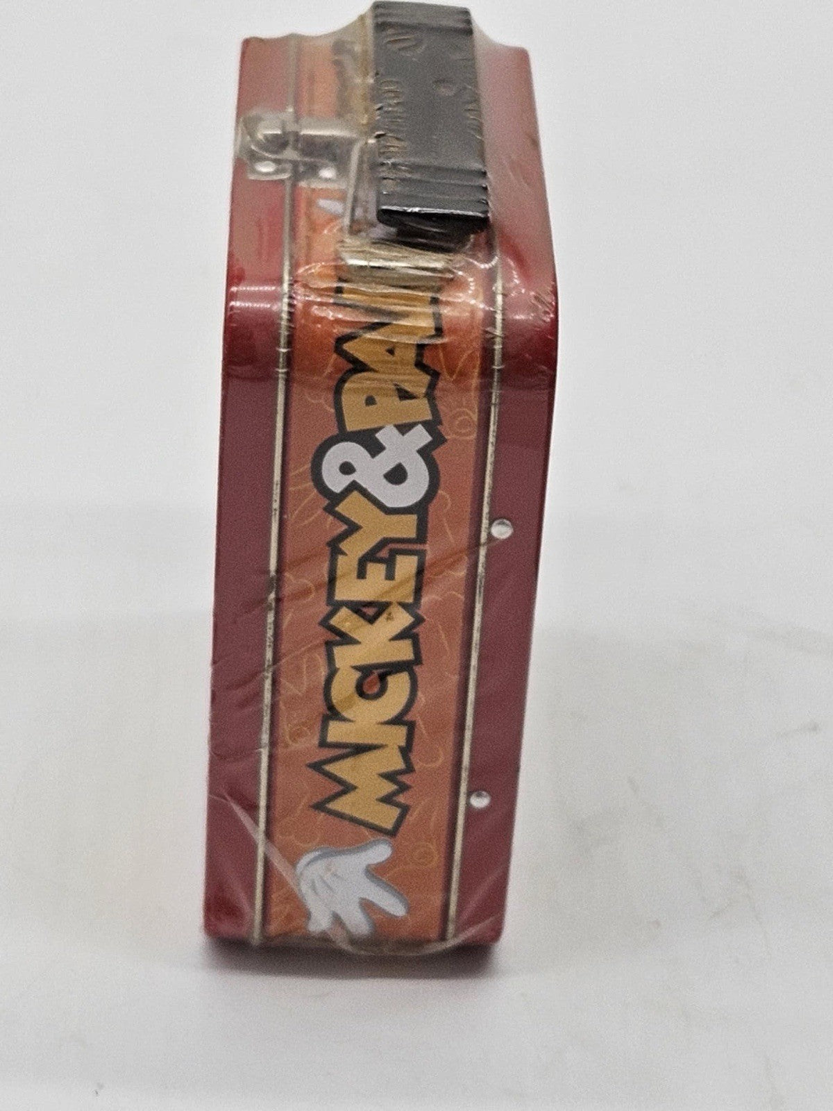 VINTAGE MICKEY MOUSE & PALS MINI TIN LUNCH BOX ~ MICKEY MOUSE AND PLUTO - NIP