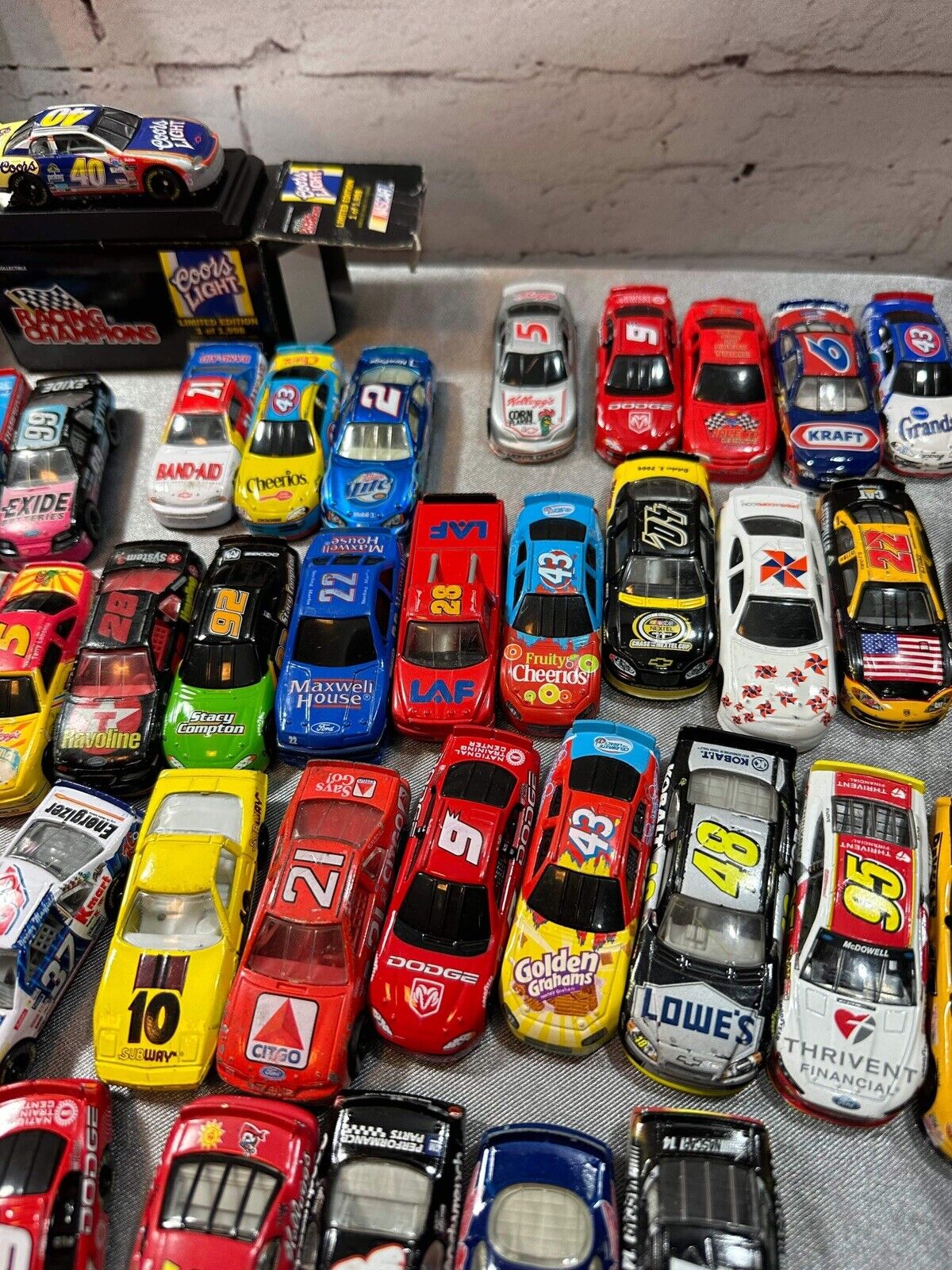 Lot Of 67 Vintage NASCAR Racing 1:64 Diecast Cars VTY