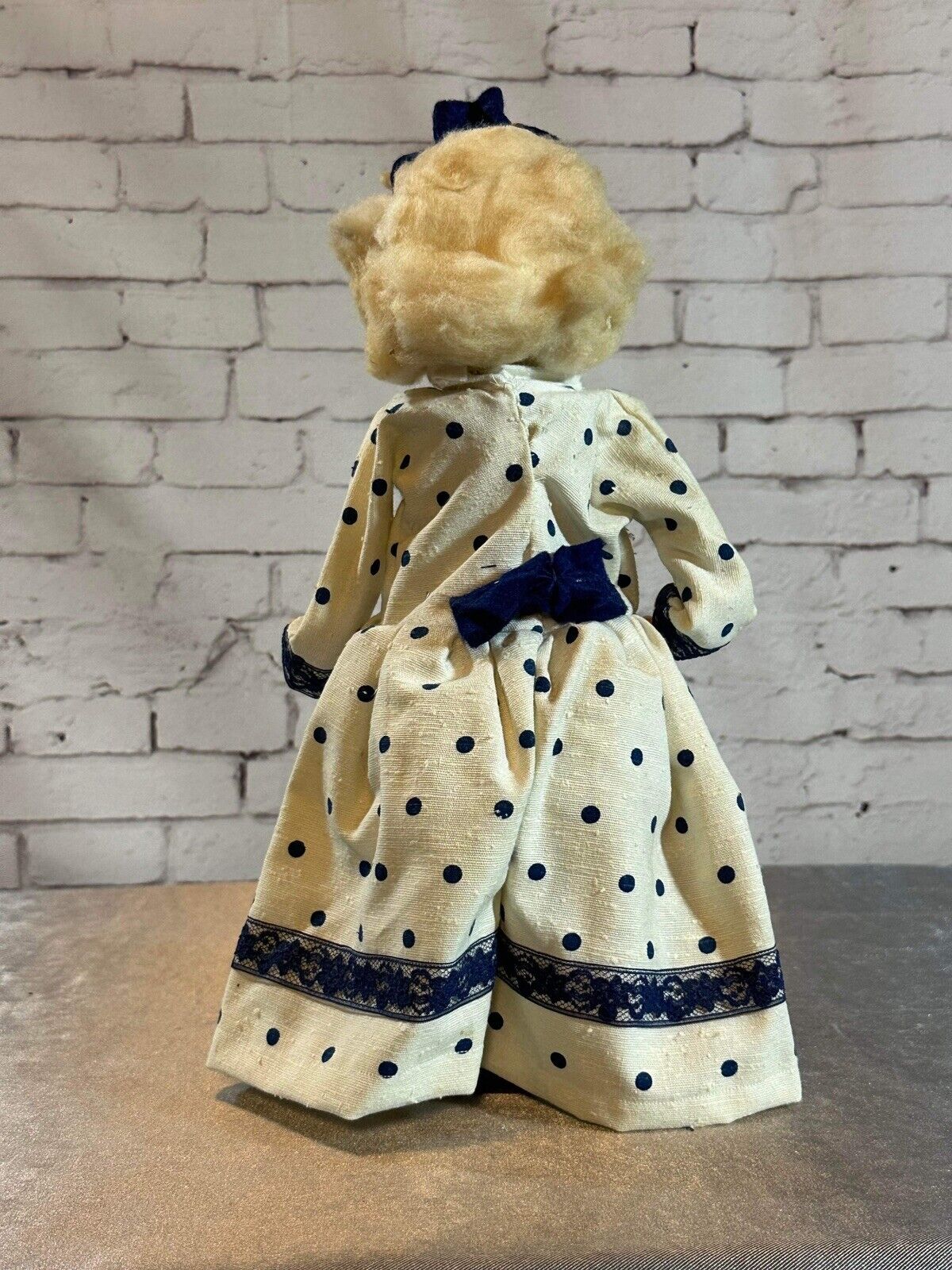 Vintage Hand Crafted Detergent DISH SOAP BOTTLE DOLL Doorstop grandma TNO