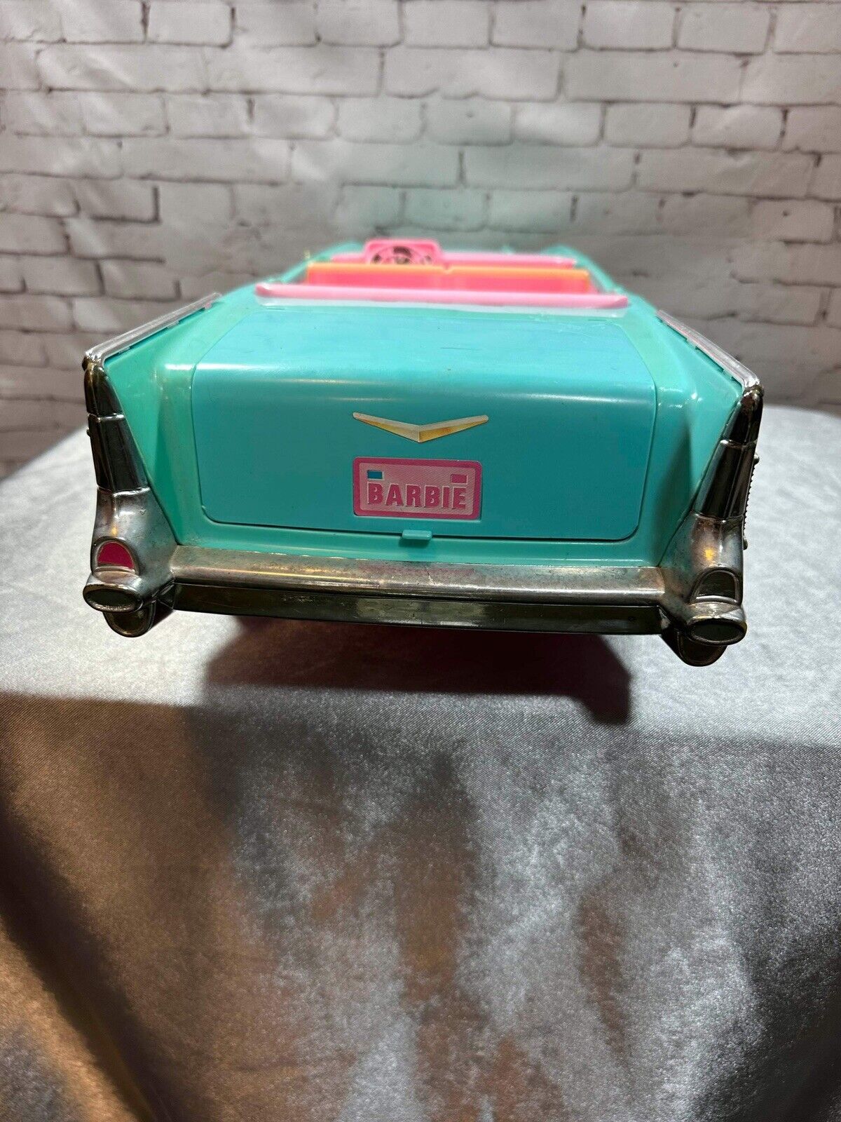 Vintage Barbie 57 Chevy Bel Air Convertible Mattel 1988 W/ Xtra Parts VTY