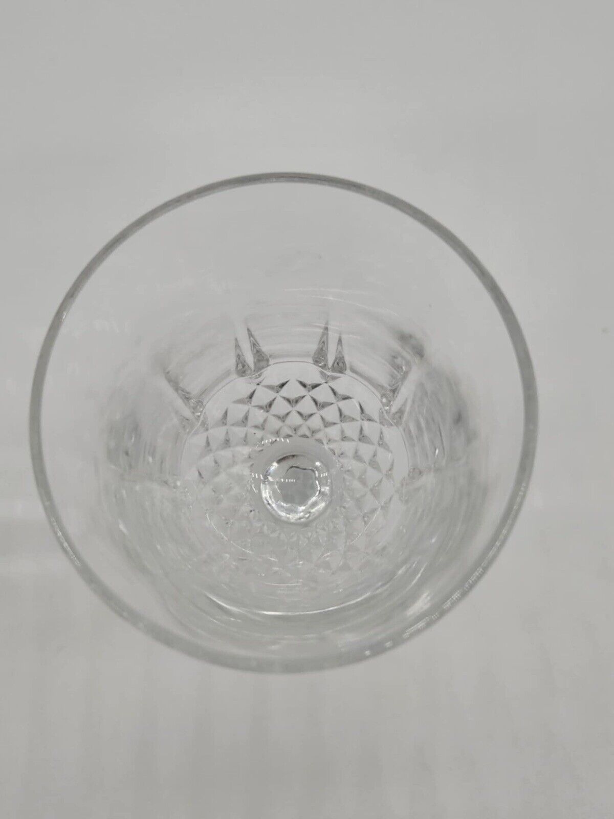 6 STUNNING VINTAGE ST. GEORGE 'AMERICAN HERITAGE' CUT CRYSTAL WINE GLASSES