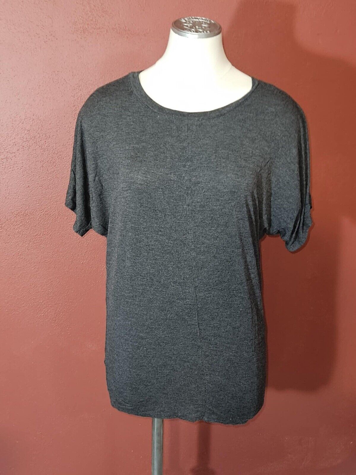 Free To Live Women’s Lightweight Short Sleeve Waistline Tunic Size S WCLTH