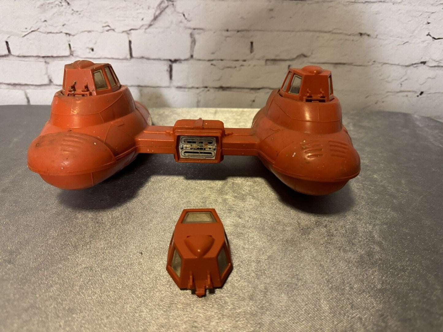 Vintage 1980 Kenner Star Wars Cloud Car Twin Pod Ship W/ Xtra Bubble Canopy