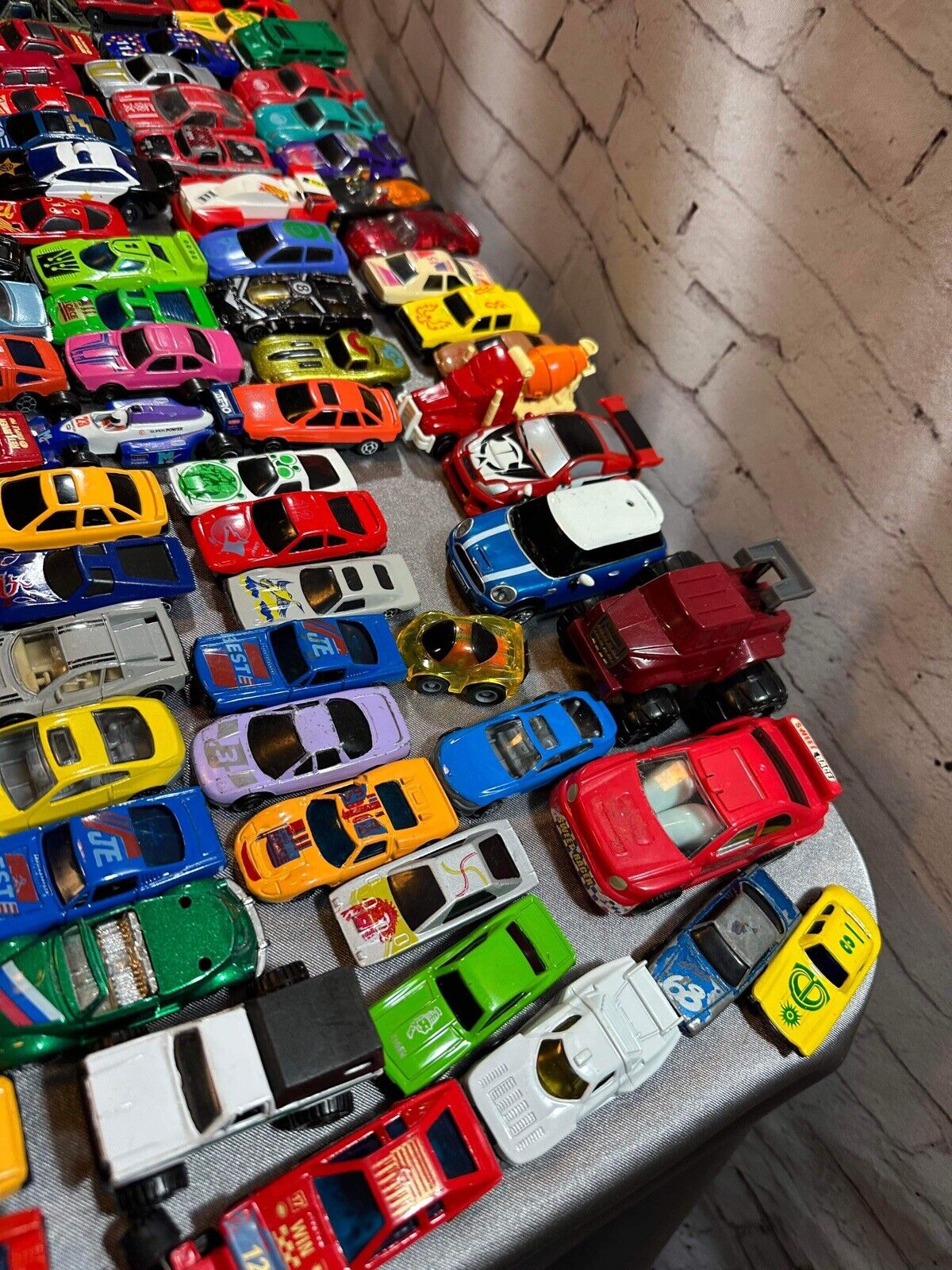 Lot Of 119 Vintage Play Cars - Various Brands 1960s, 1970s, 1980s, 1990s VTY