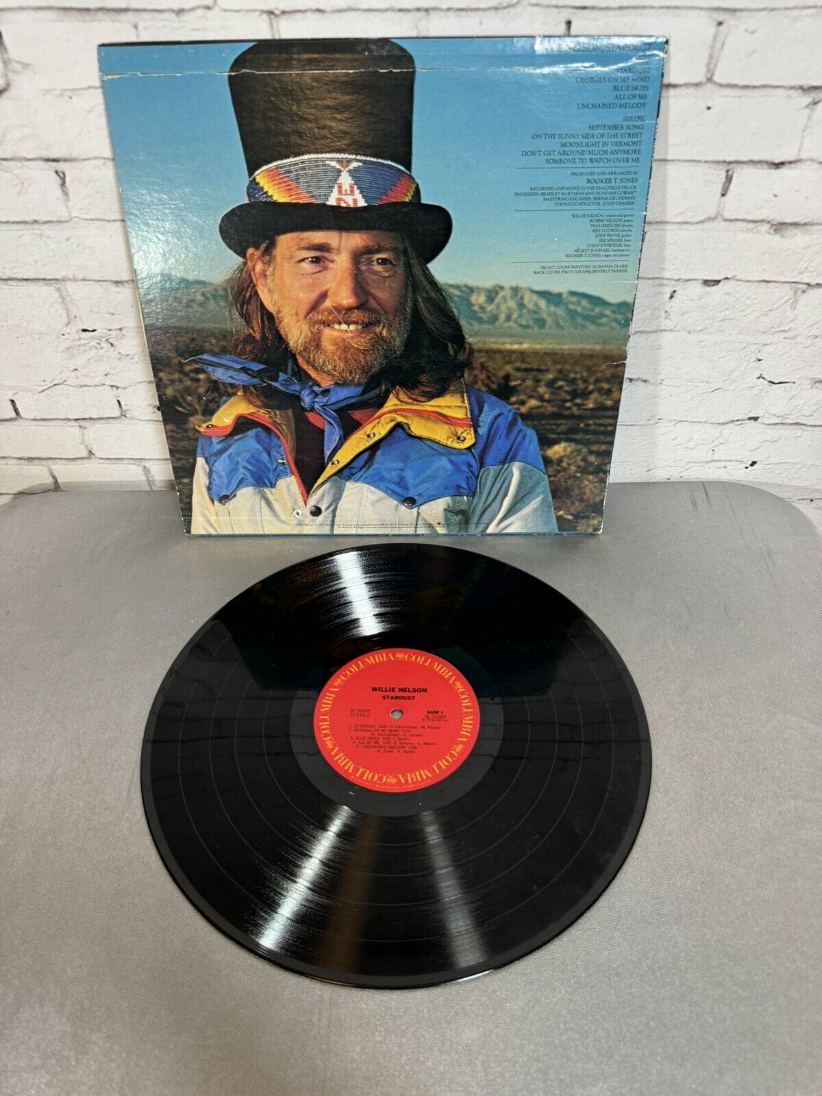 Willie Nelson Stardust EX Vinyl LP 1978 EX Cover