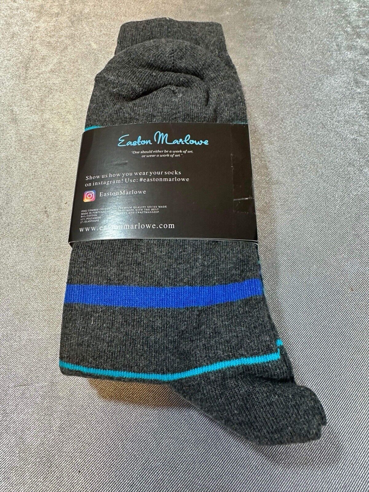 Easton Marlowe Mens Socks 6 Pairs Striped, Polkadots, Argyle, 10-13 MCLTH