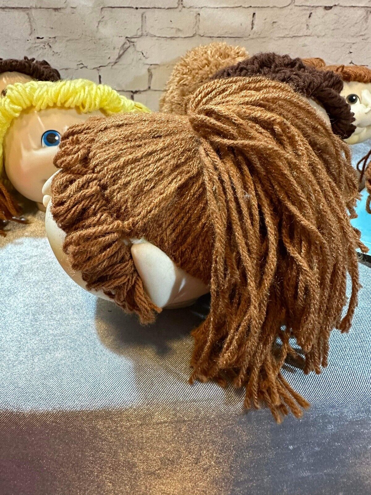 LOT of CABBAGE PATCH KID - BABY DOLL HEADS - 4.5 INCH VINTAGE 1984 VCTY