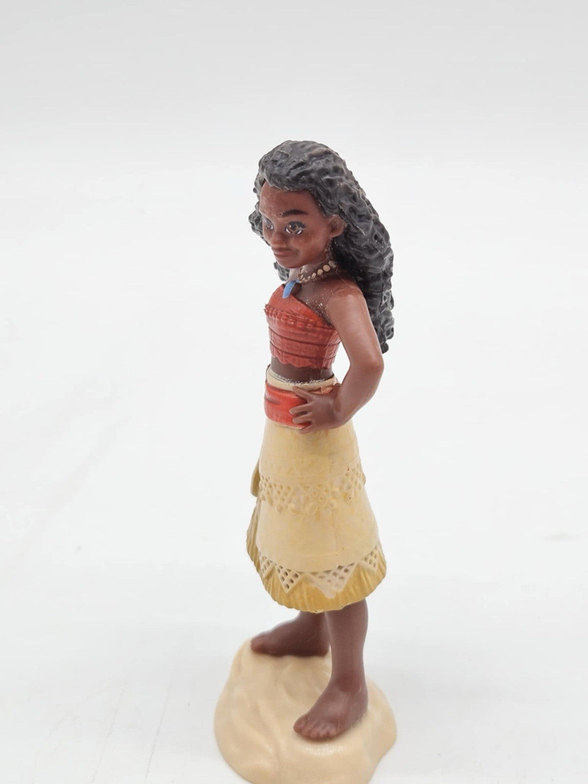 2017 JAKKS Disney MOANA Movie 3.75” figure cake topper HTF girl Hawaii