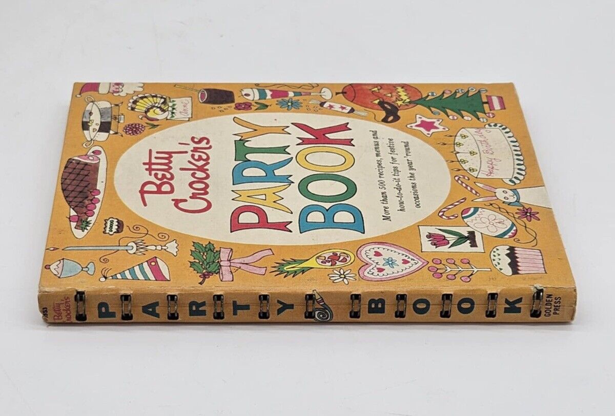 1960 MCM 1st Edition 1st Printing Betty Crocker Party Book Great Shape