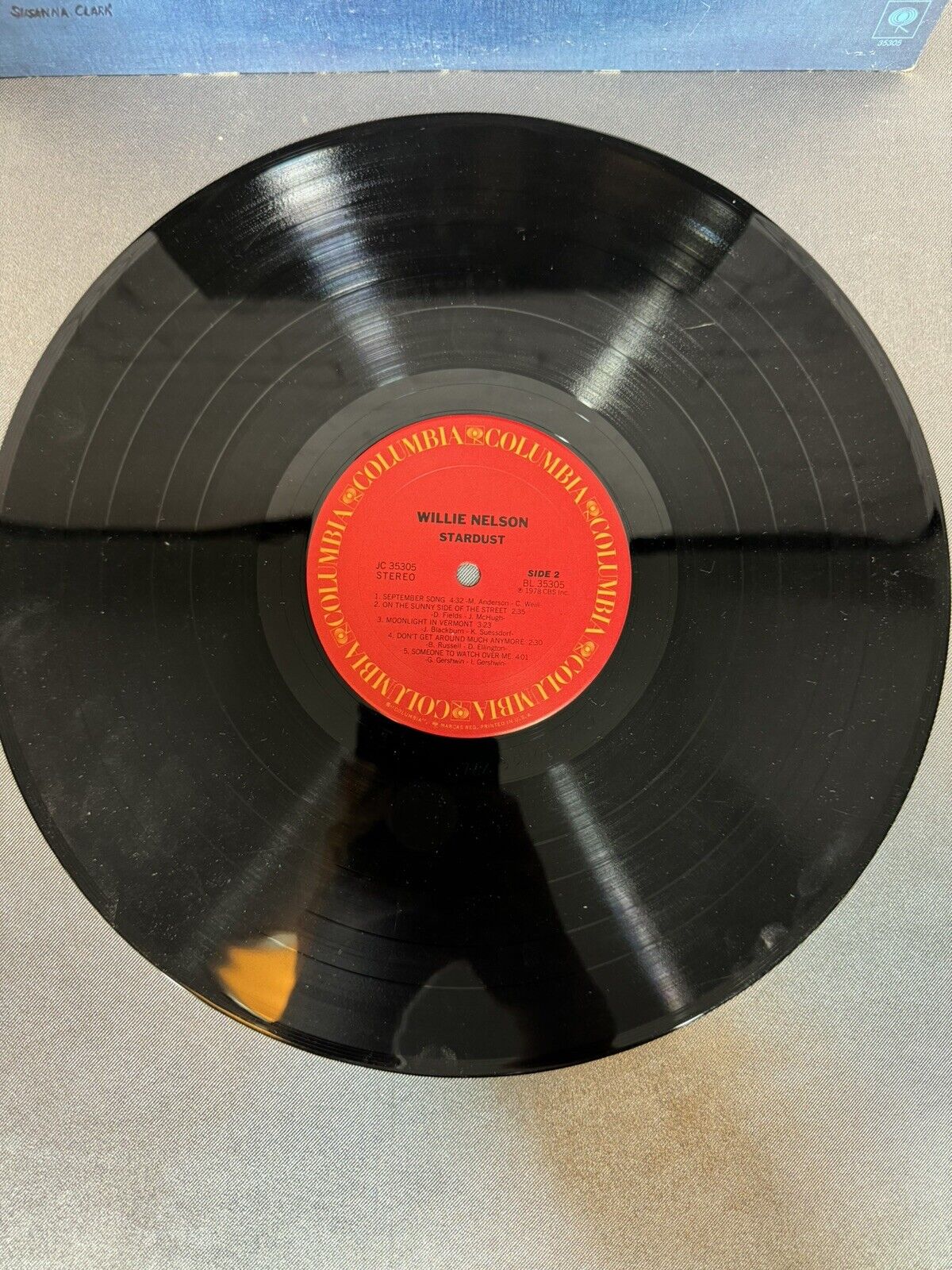 Willie Nelson Stardust EX Vinyl LP 1978 EX Cover
