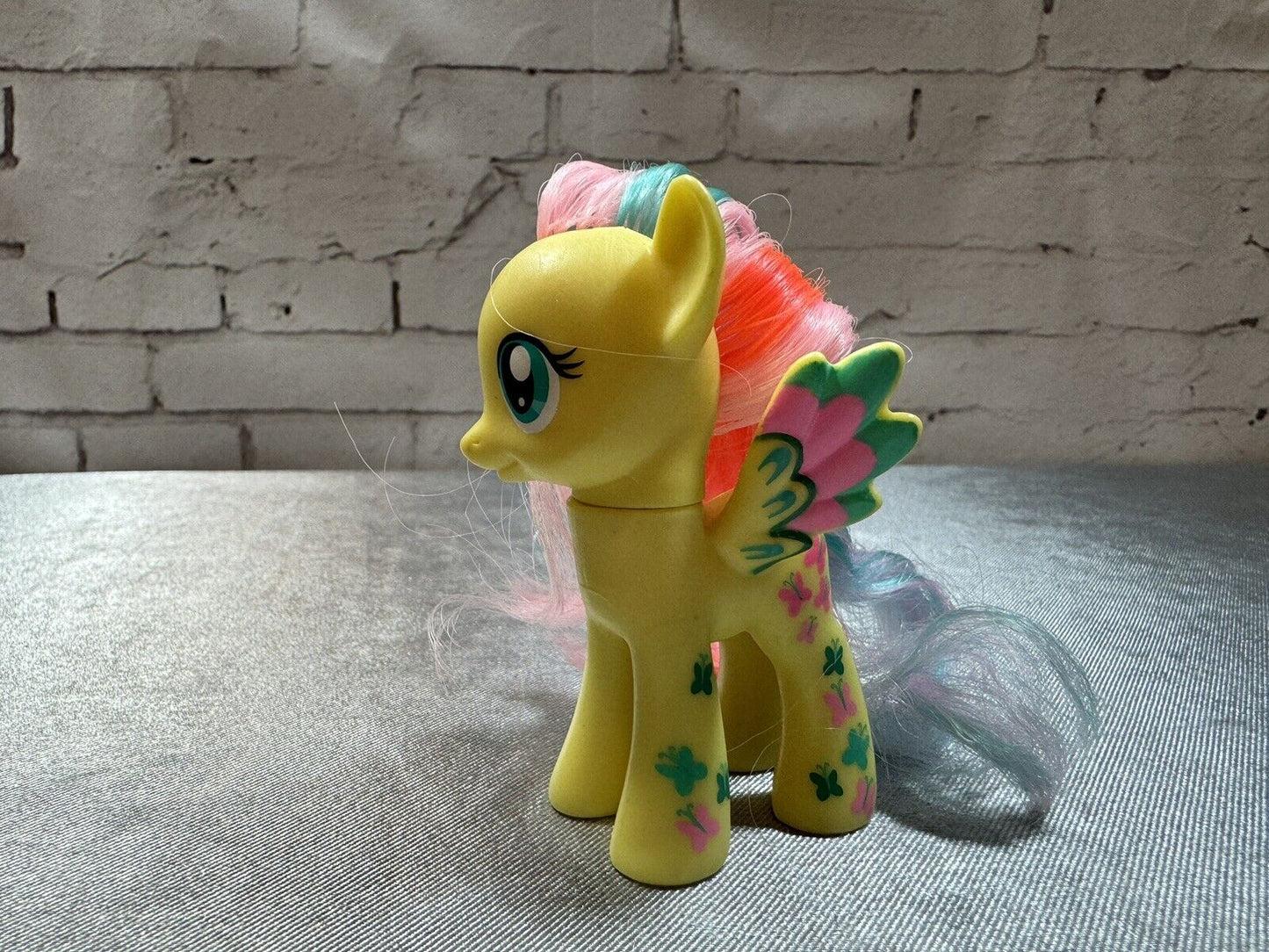 Rainbow Power Shutterfly 3" MPL my Little Pony G4 Hasbro 2010 Brushable