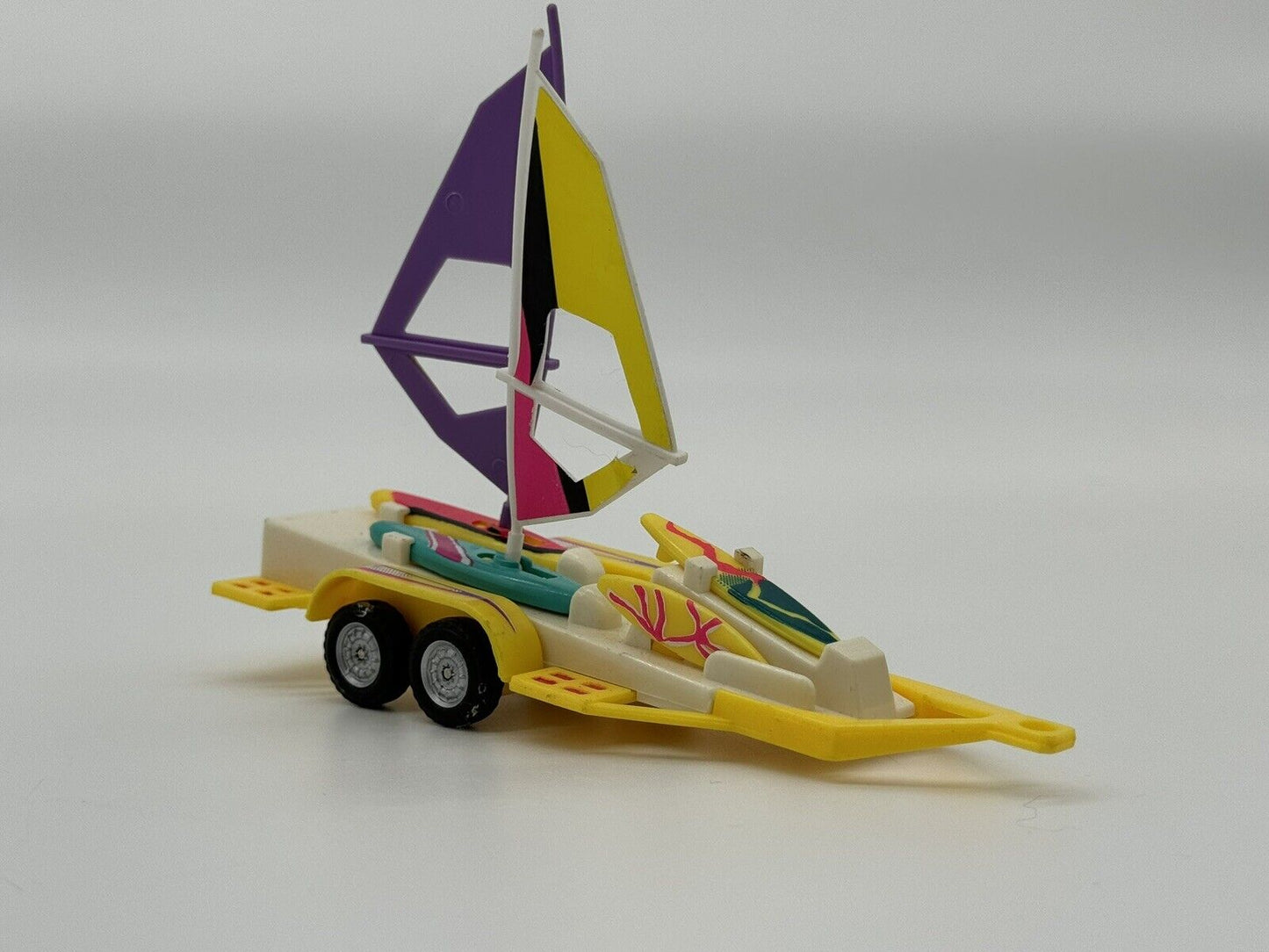 RARE FIND! Vintage 1980s Surfboard & Wind Board Toy Trailer VTY