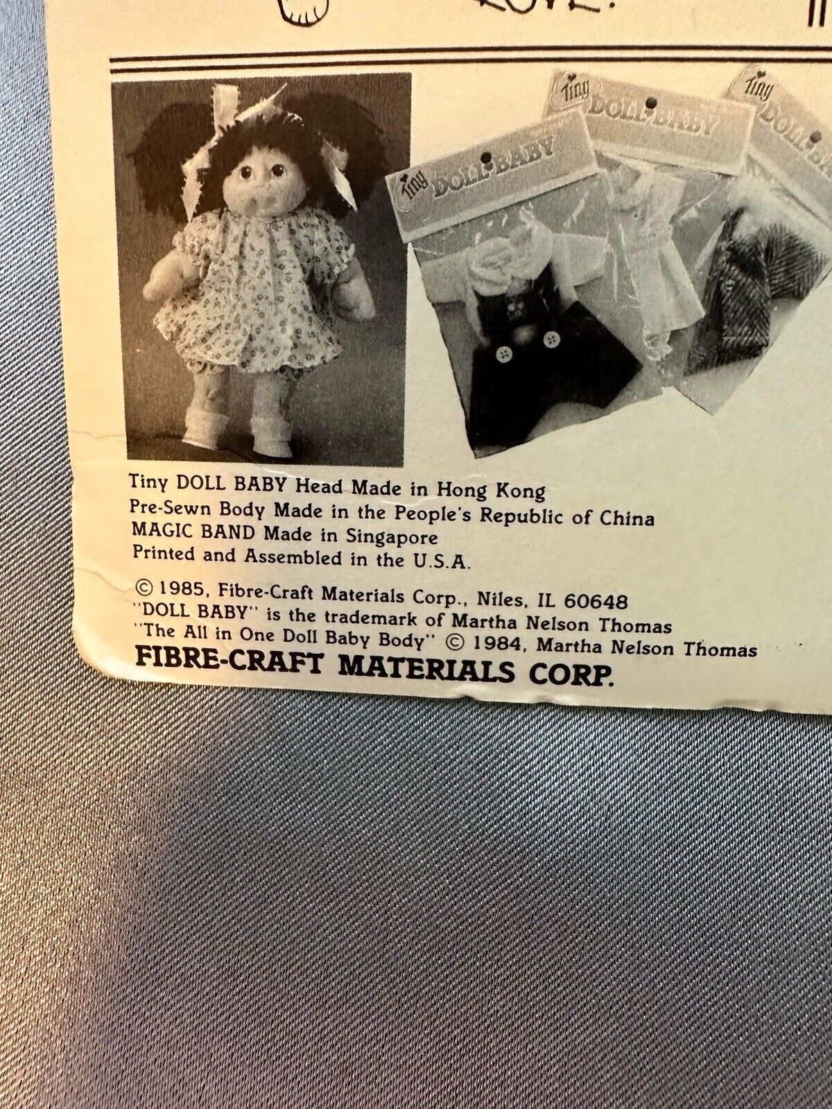 Vintage Tiny Doll Baby-Marth Nelson Thomas-NIP-1984