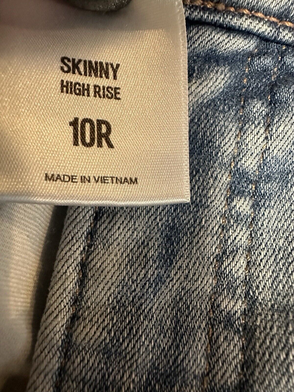 Express Legging High Rise Jeans Womens 10R Stretch Distressed Denim WCLTH 001