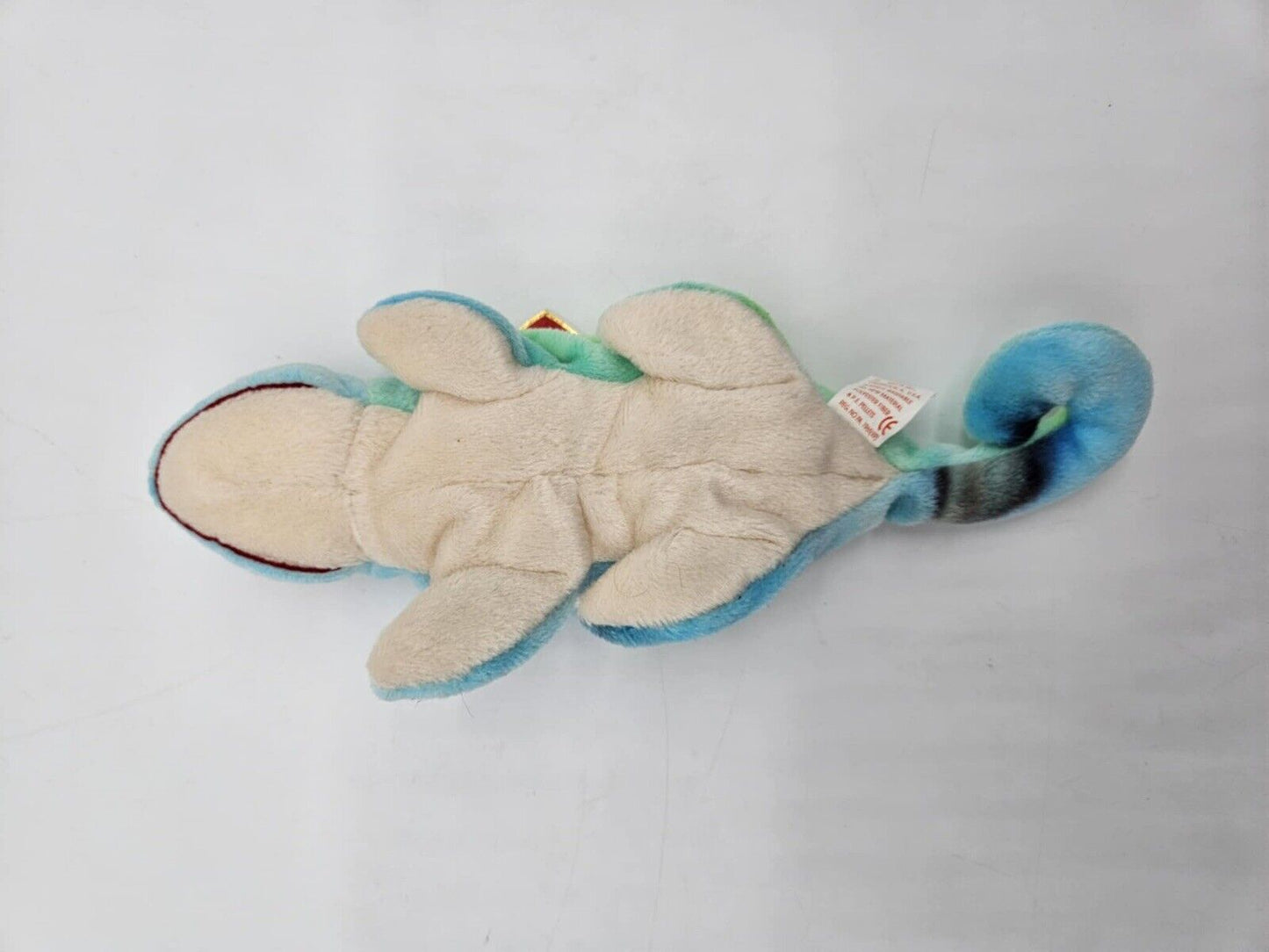 Ty Beanie Baby 9 inch TieDye Rainbow “Iggy” 1997 Rare Retired August 12 Birthday