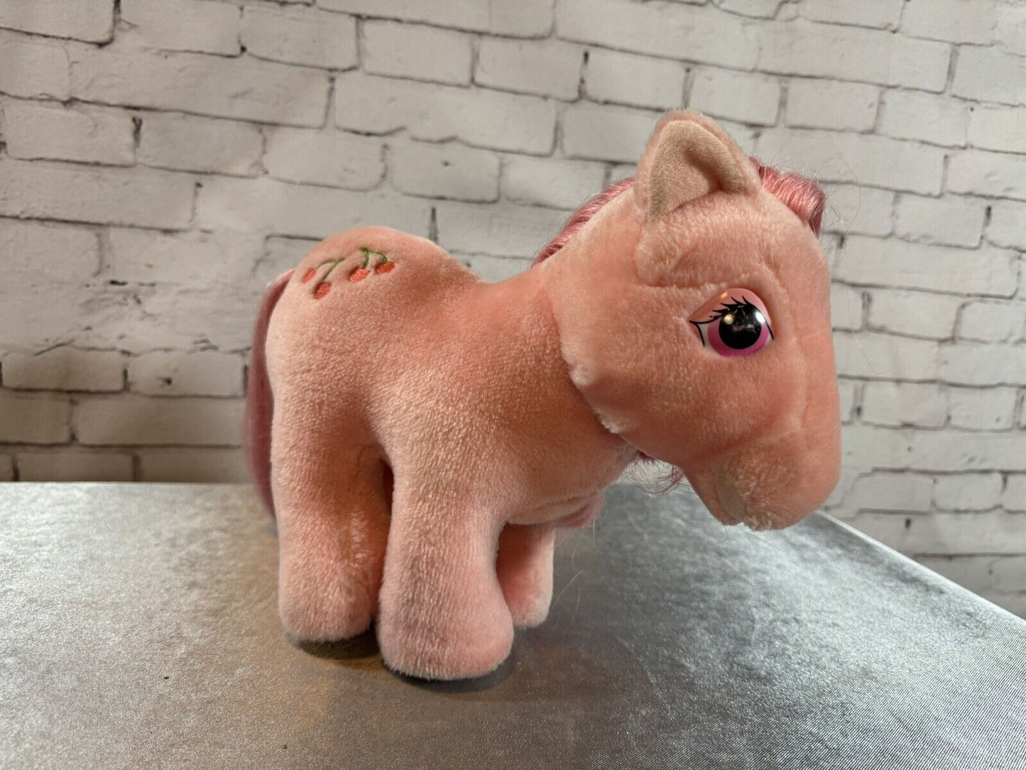 1984 Hasbro Softies My Little Pony Plush Stuffed Cherries Jubilee Vintage