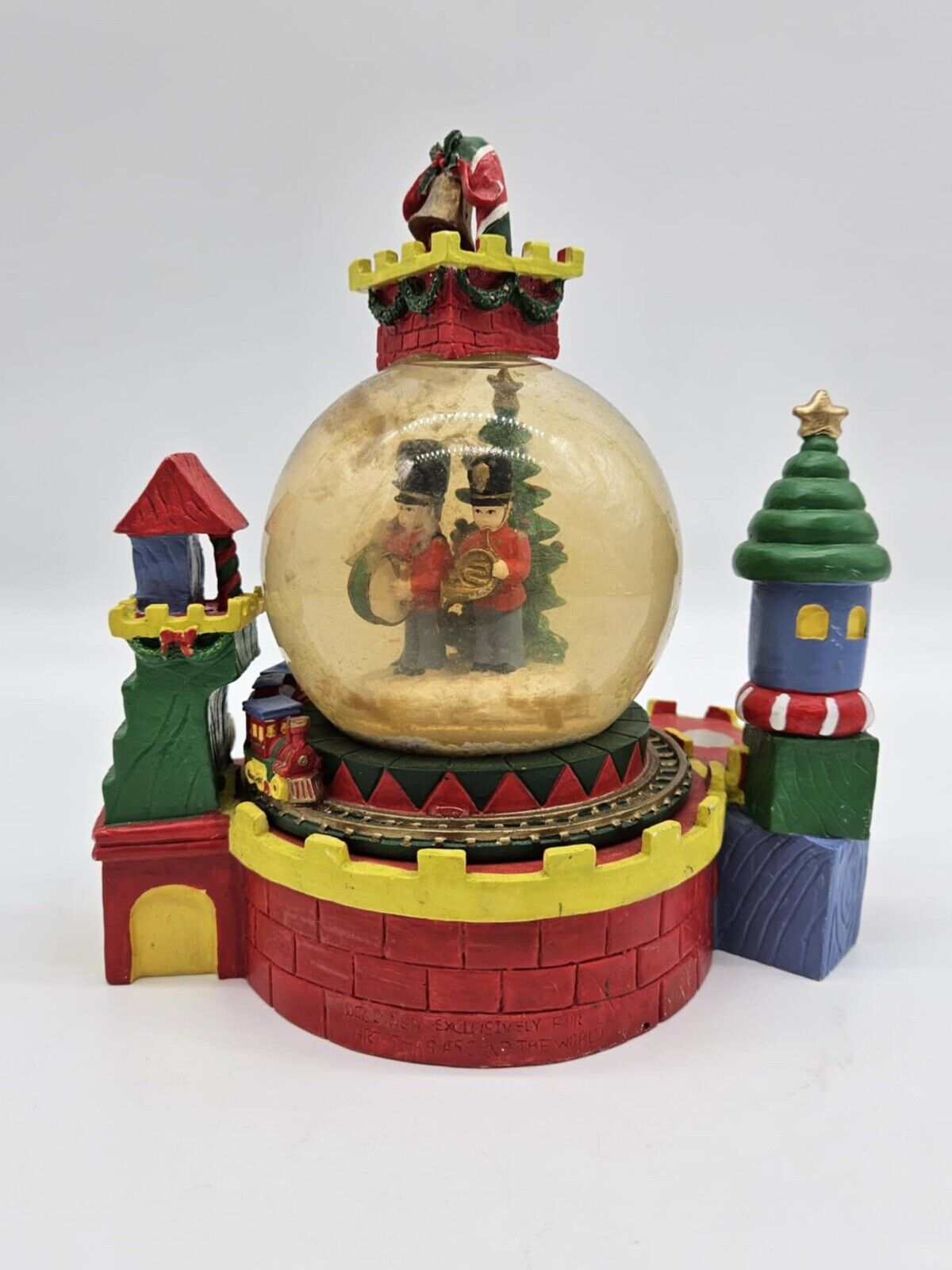 Vintage Toyland Water Ball Made Exclusively For Christmas Around The World