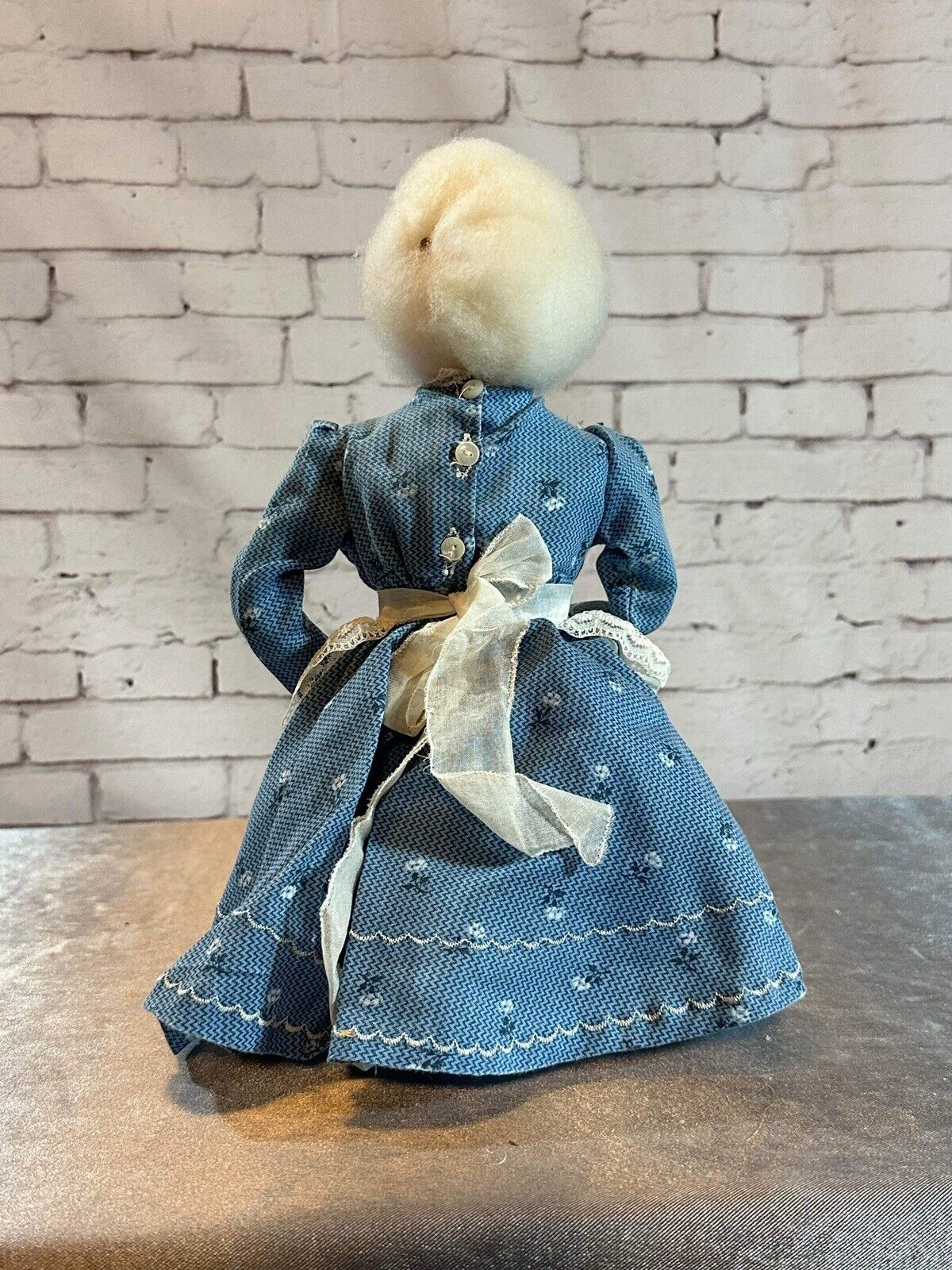 Vintage Granny Doll Hand Crafted SOAP DETERGENT BOTTLE Door Stop TNO QCC
