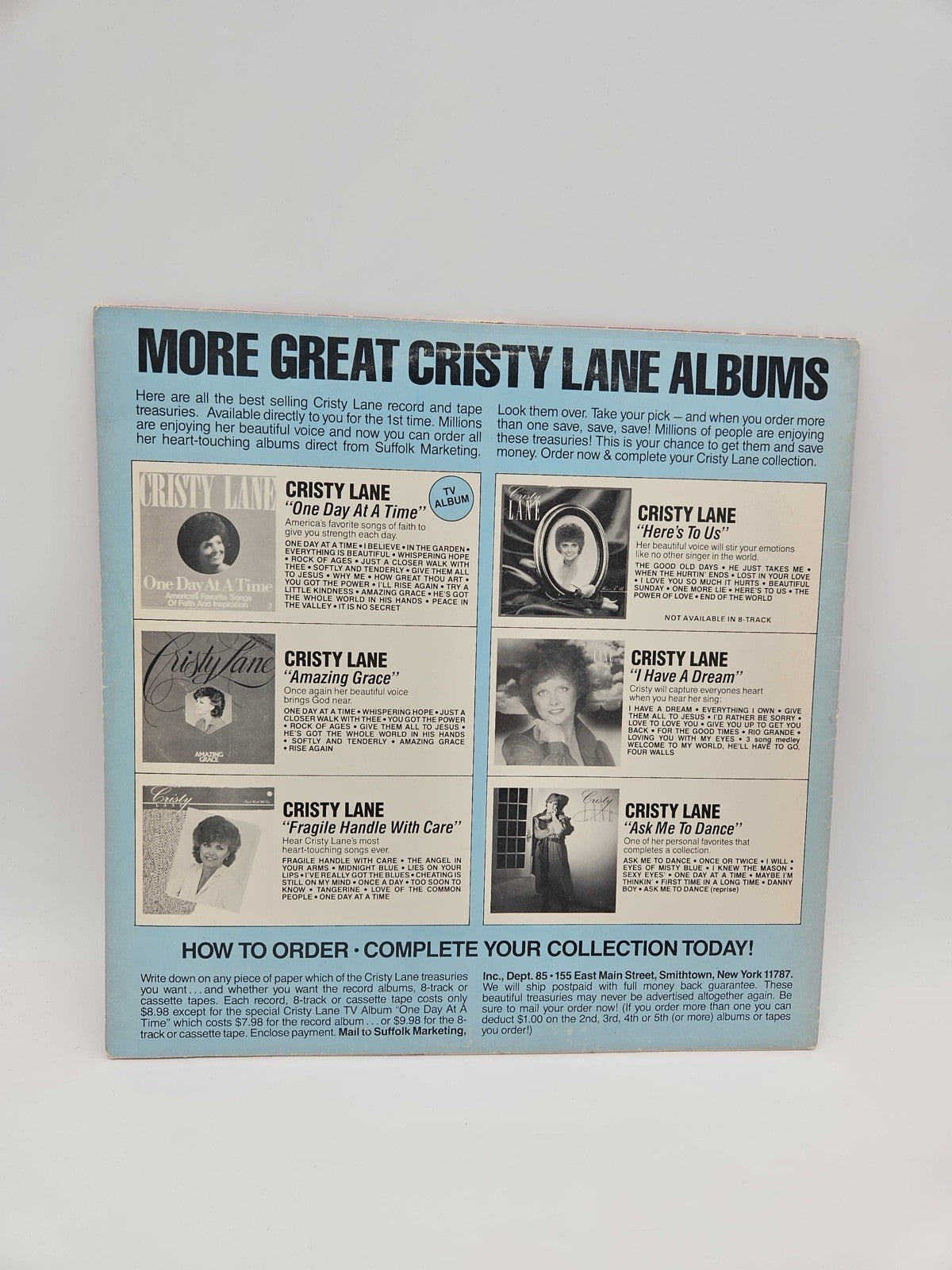 Cristy Lane - Heart Touching Songs (LP, Album)