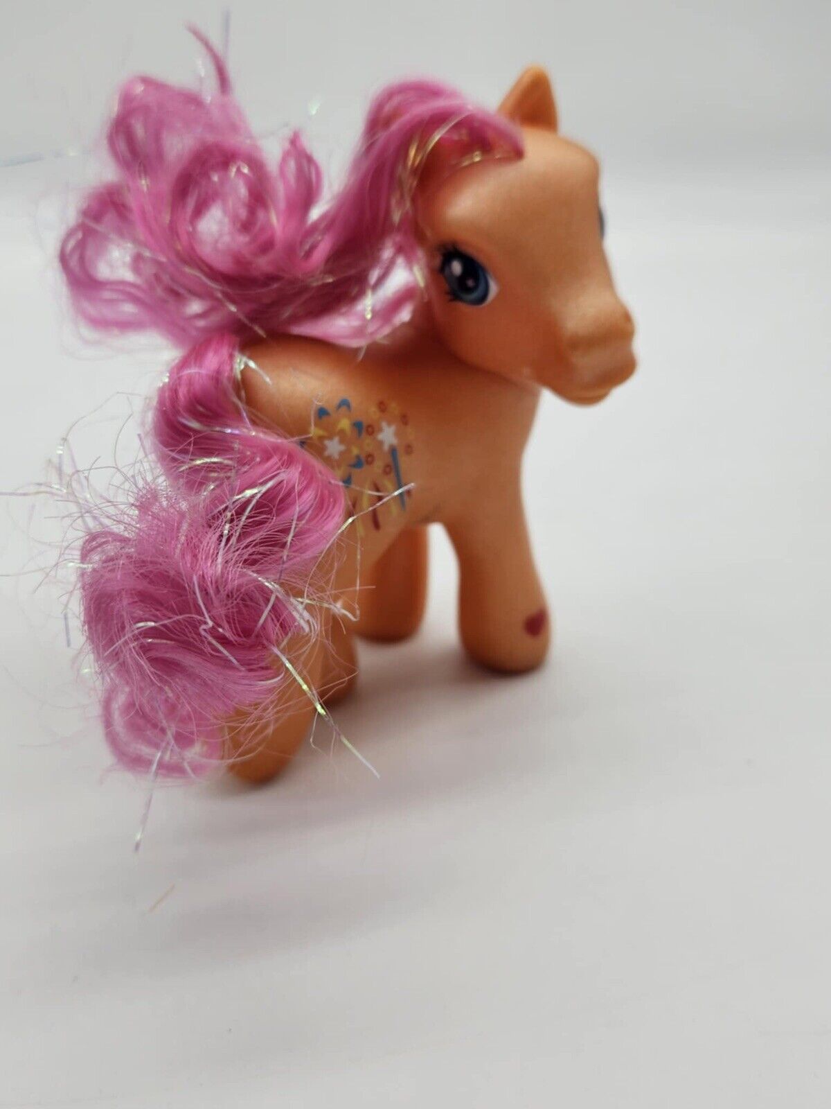 My Little Pony Sparkleworks MLP G3 Orange and Pink with Fireworks MLP