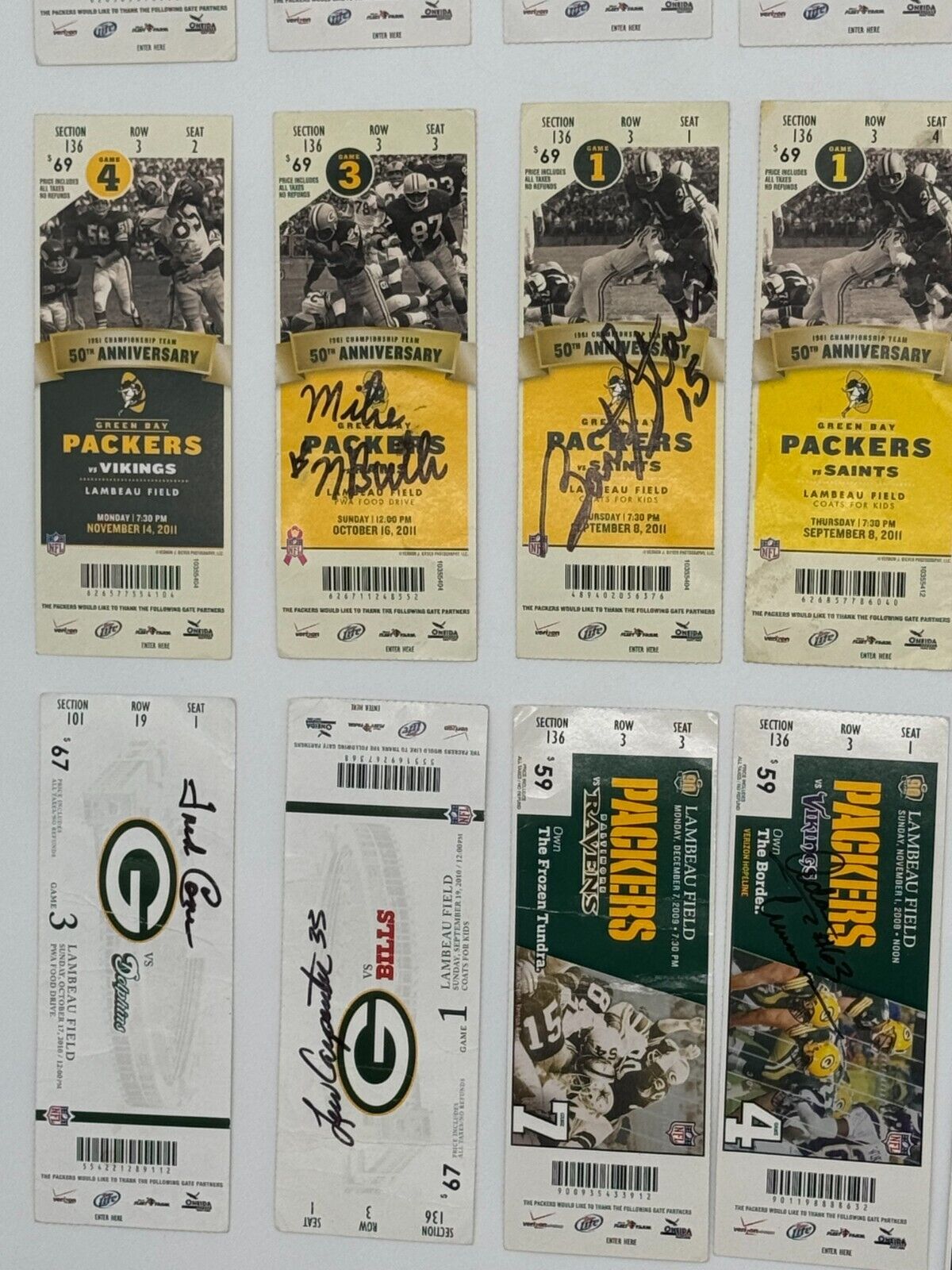 MASSIVE Packer Memorabilia Lot - OVER 50 AUTOGRAPHS - See Description!!