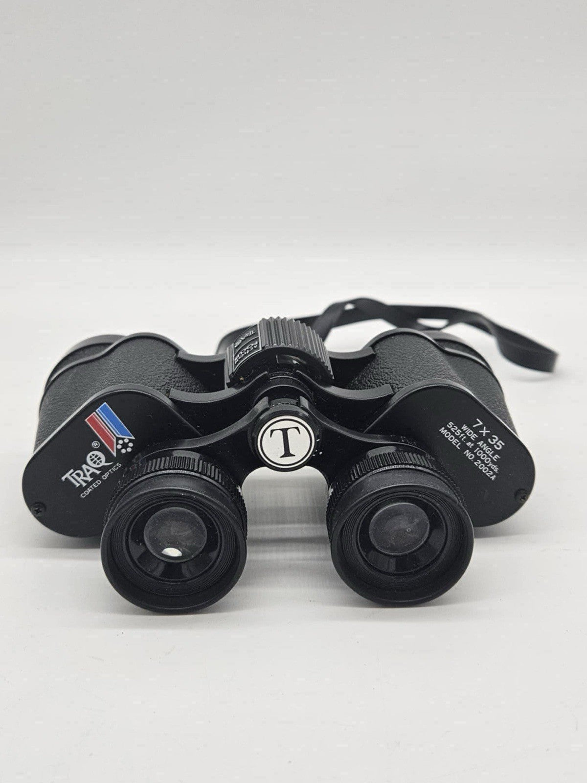 Vintage TRAQ Model 4000 Wide Angle Binoculars With Case