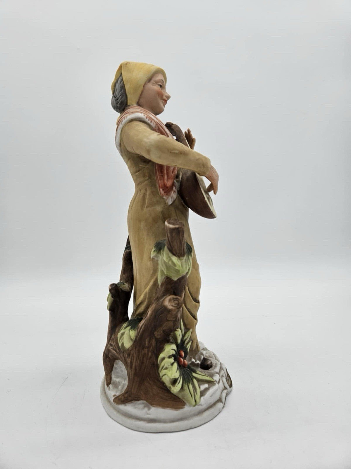 Ardco Dallas Fine Quality 9” Old Woman Porcelain Figurine Vintage