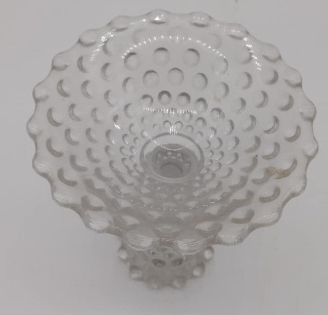 Vintage Anchor Hocking Bubble Foot Clear