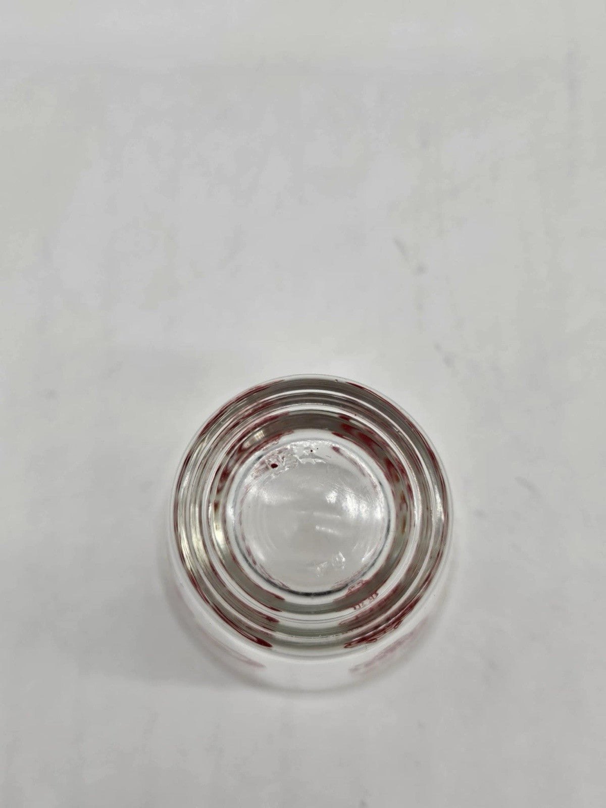 Vintage Chicago Bulls Basketball Clear Shot Glass