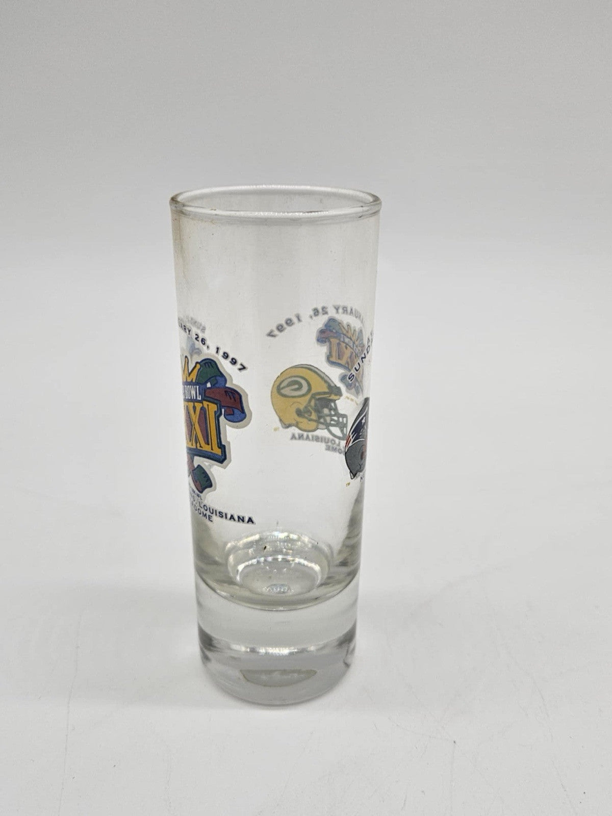 1997 Super Bowl XXXI Miller Genuine Draft Pint Beer Glass 16oz