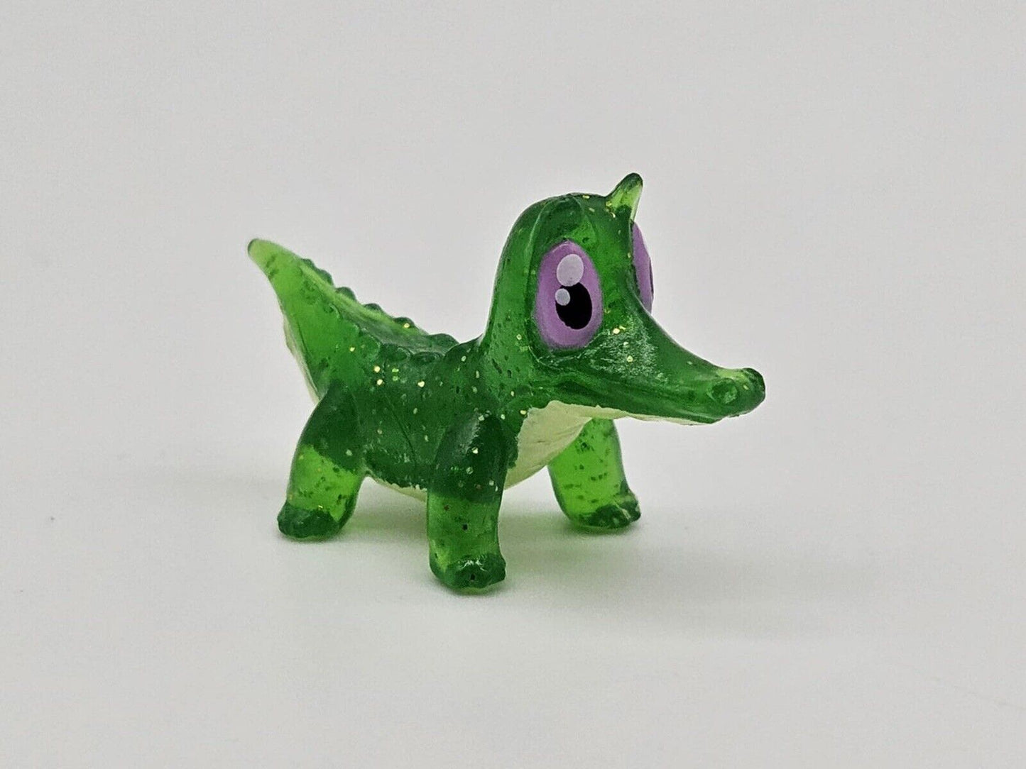 My Little Pony Pinkie Pie Seapony GLITTER Pet Figure Crocodile Alligator