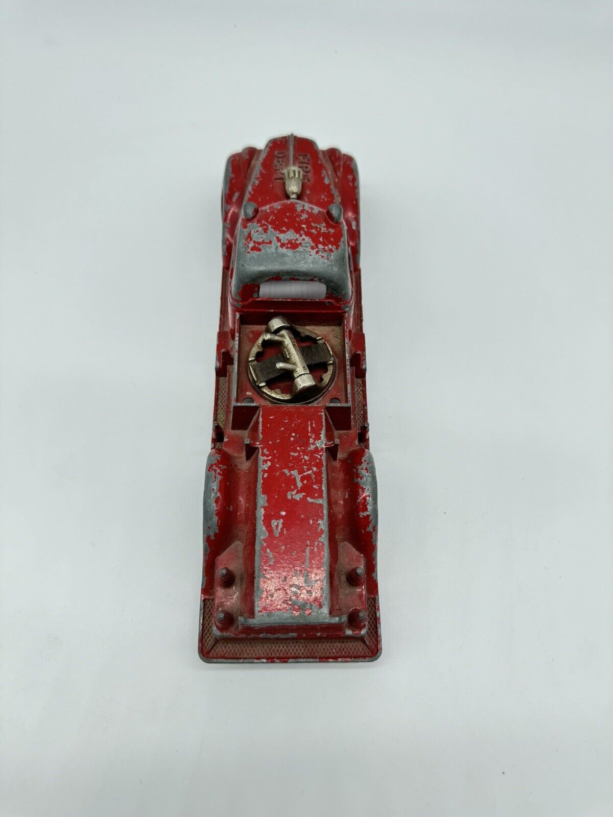 HUBLEY KIDDIE TOY #472  Die Cast Metal Fire Engine Truck USA Original Paint